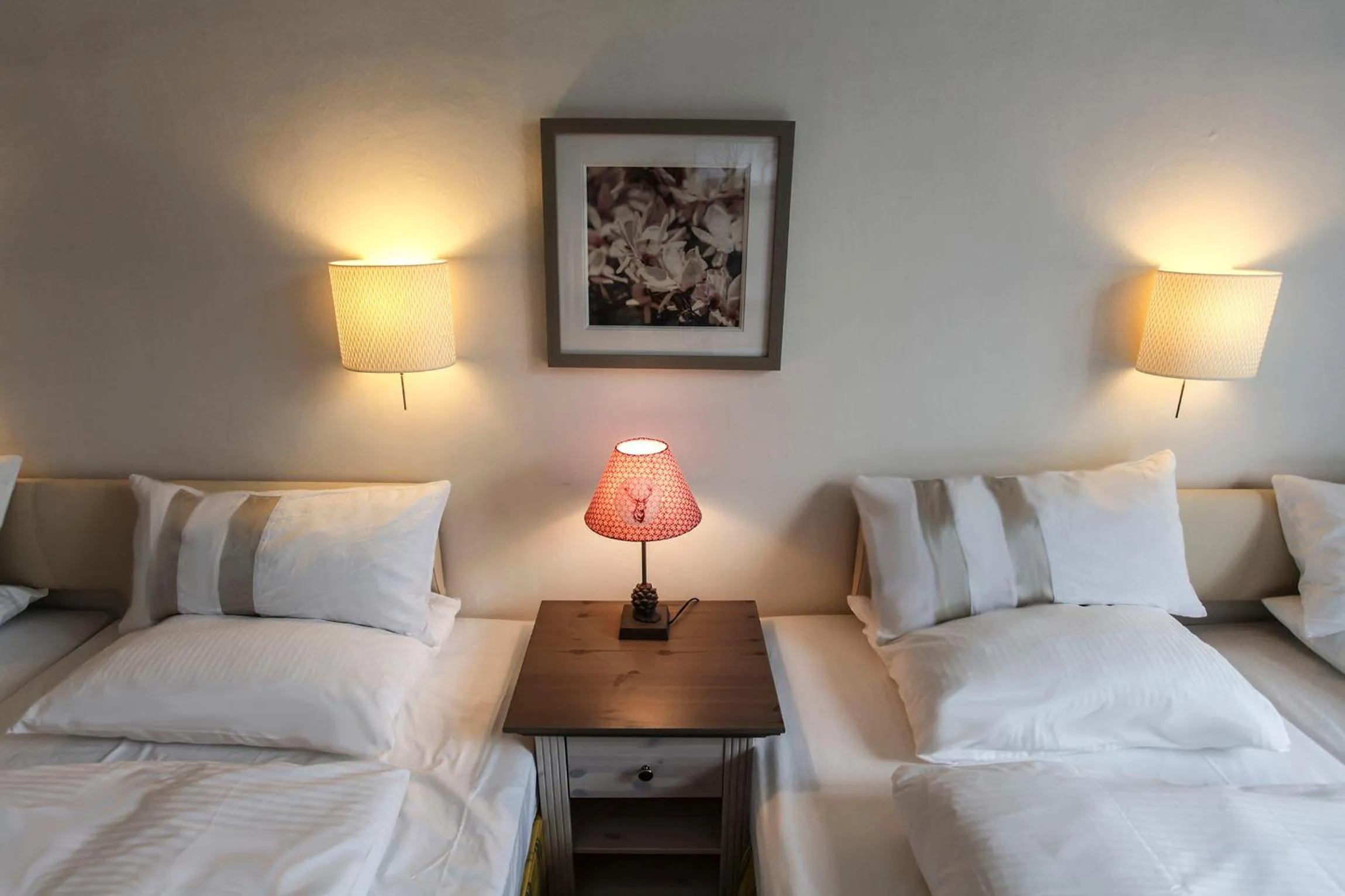 Decorative detail, Bed in Hotel Fresena im Dammtorpalais