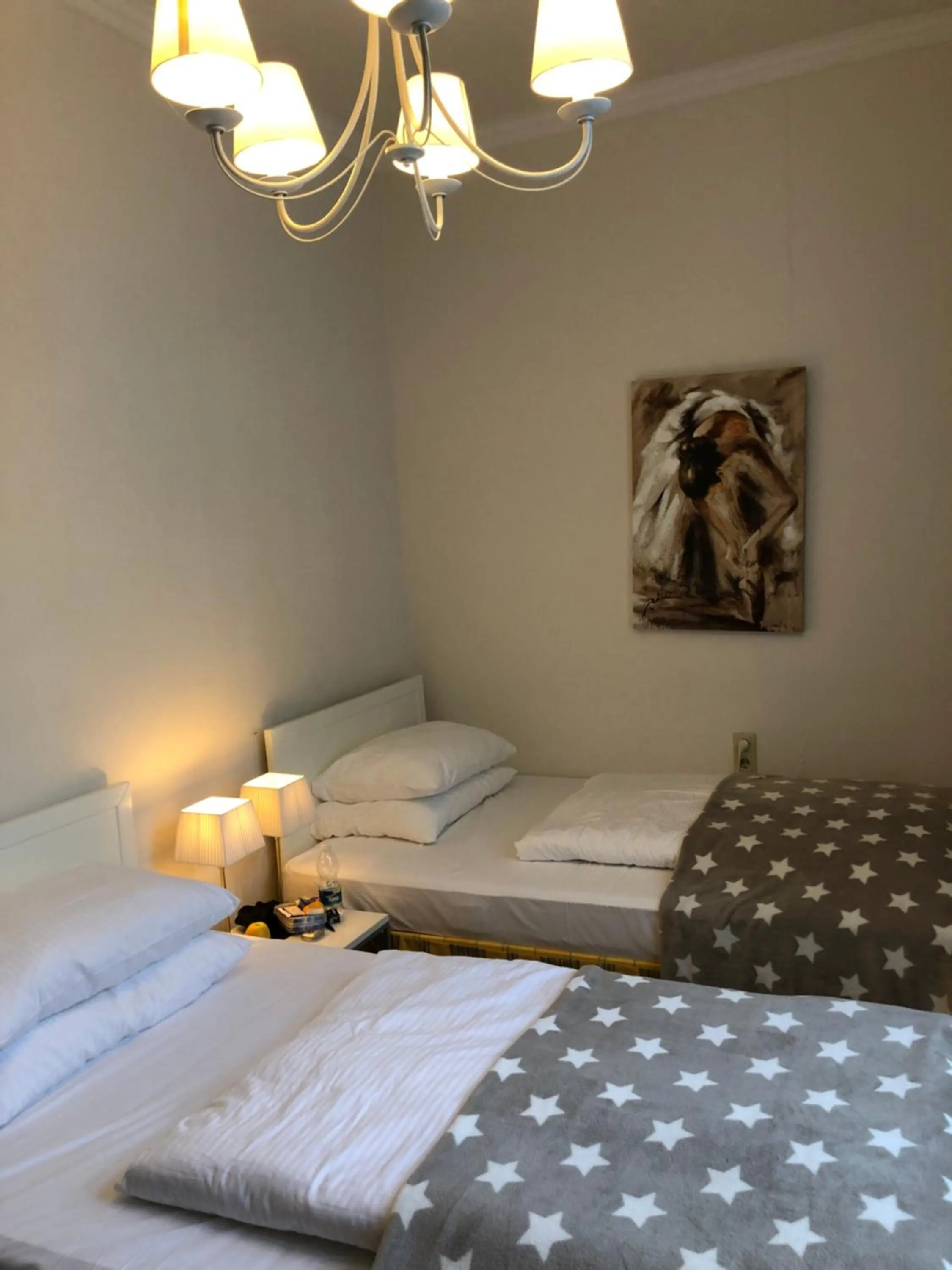 Bed in Hotel Fresena im Dammtorpalais