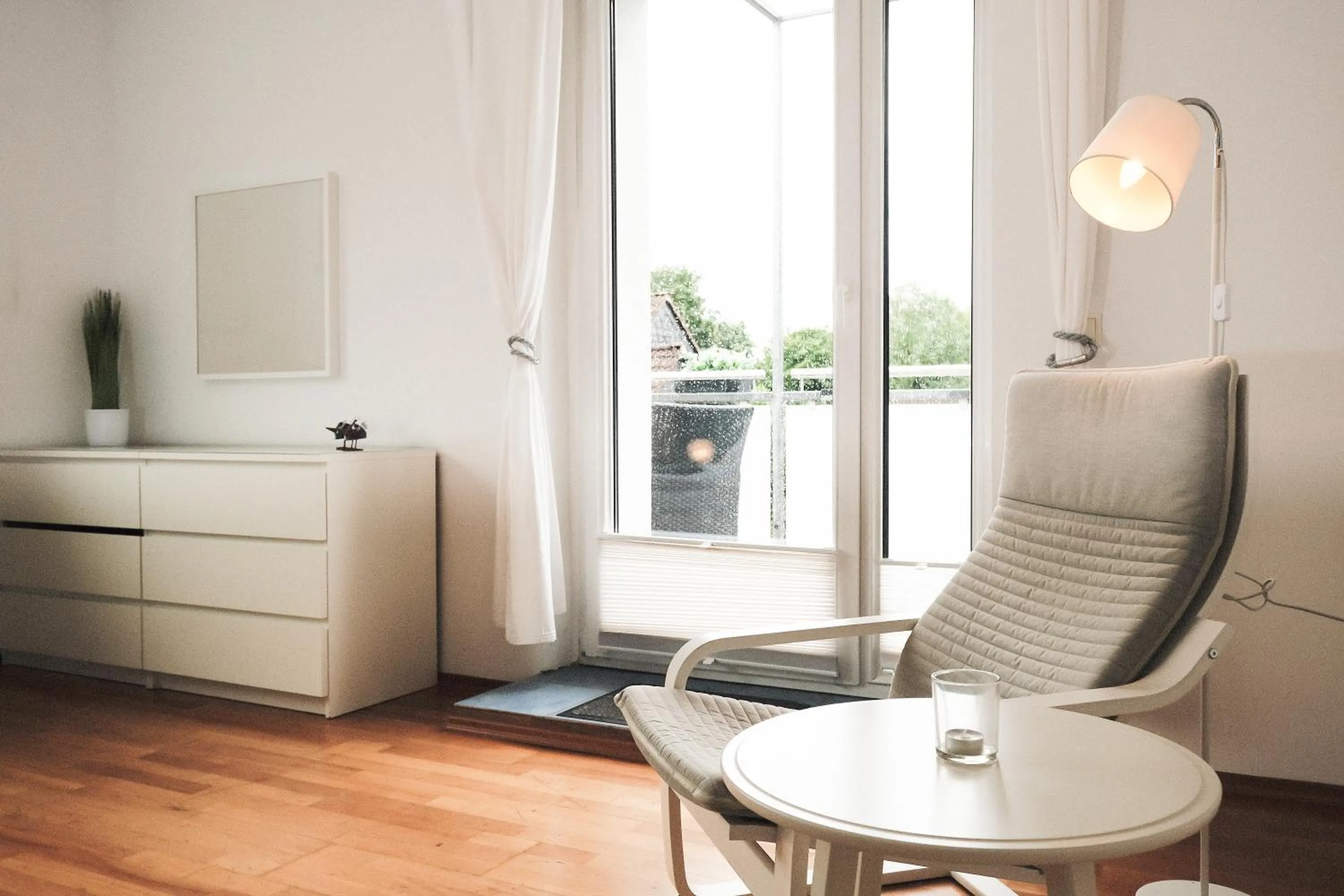 Bedroom in Apartment mit Wohnflair