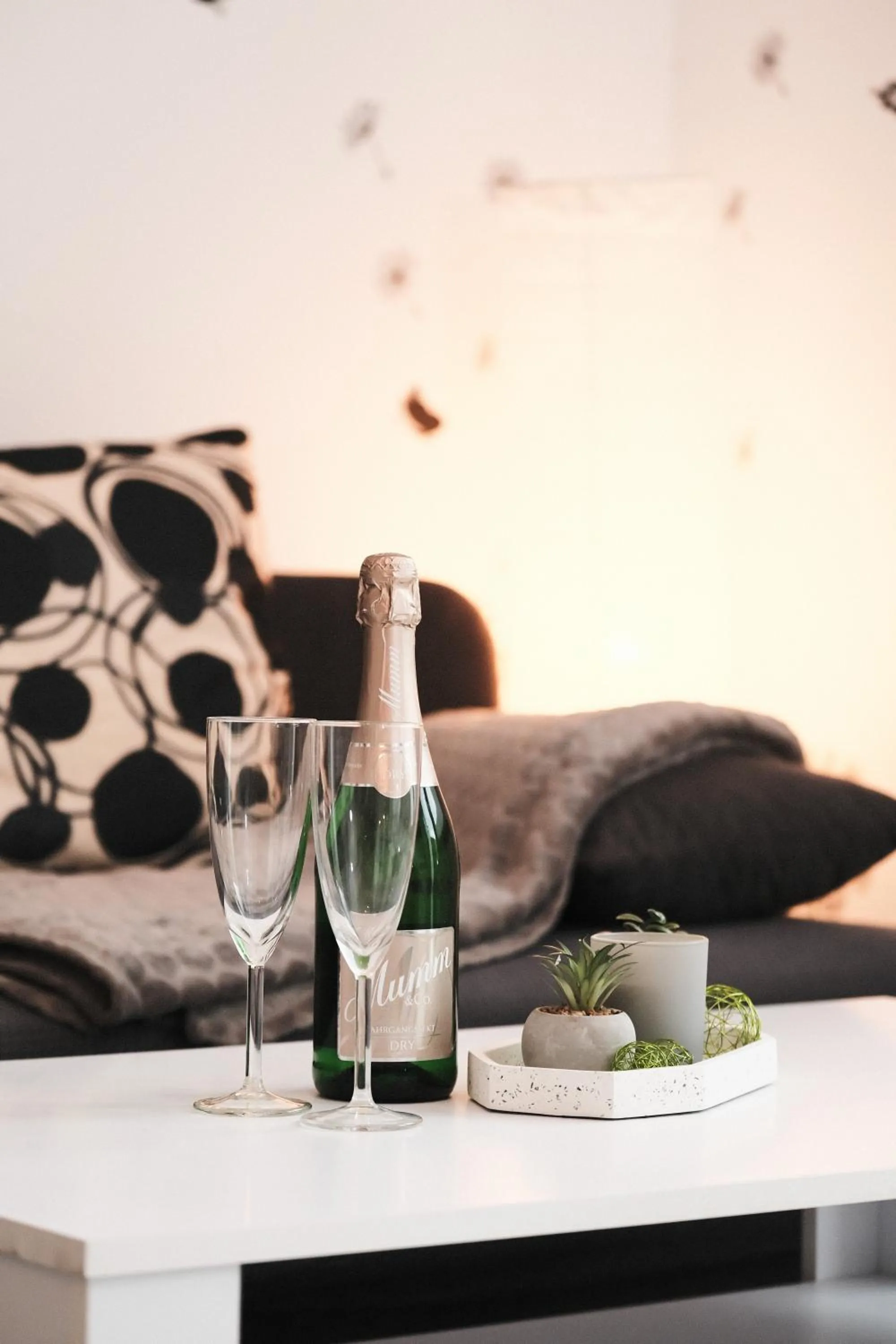 Living room in Apartment mit Wohnflair