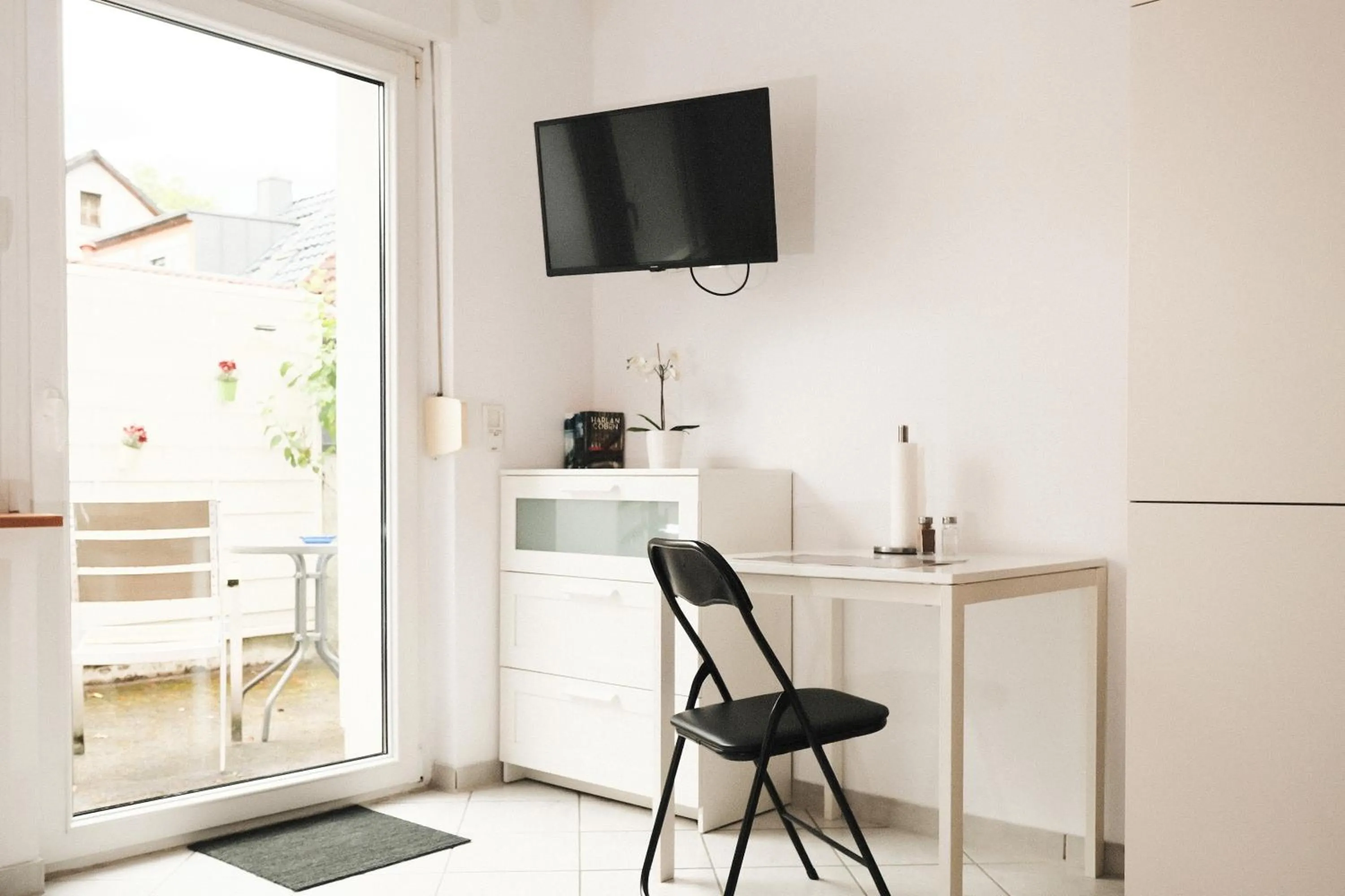 Dining area in Apartment mit Wohnflair