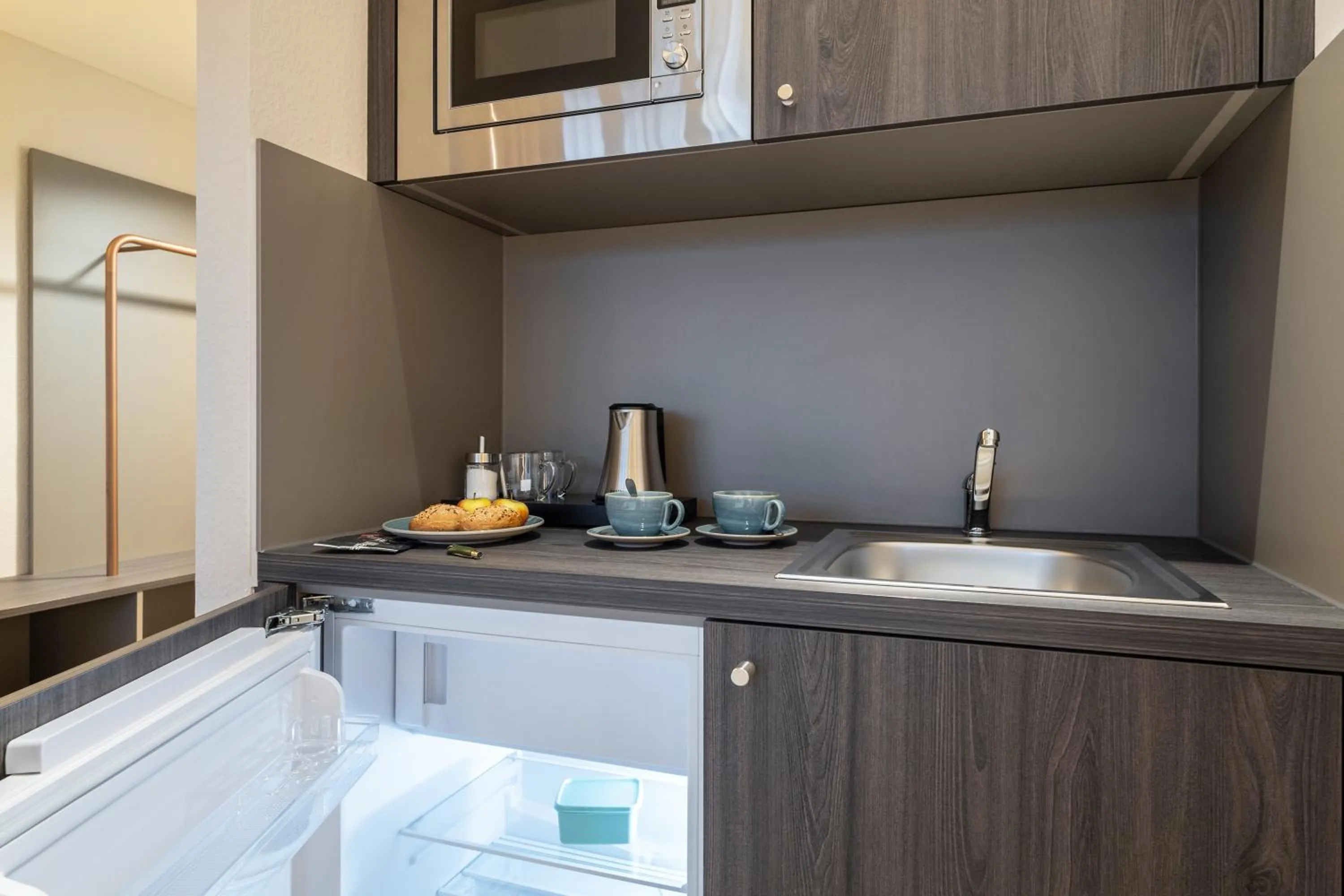 Kitchen or kitchenette in ibis Styles Bielefeld City