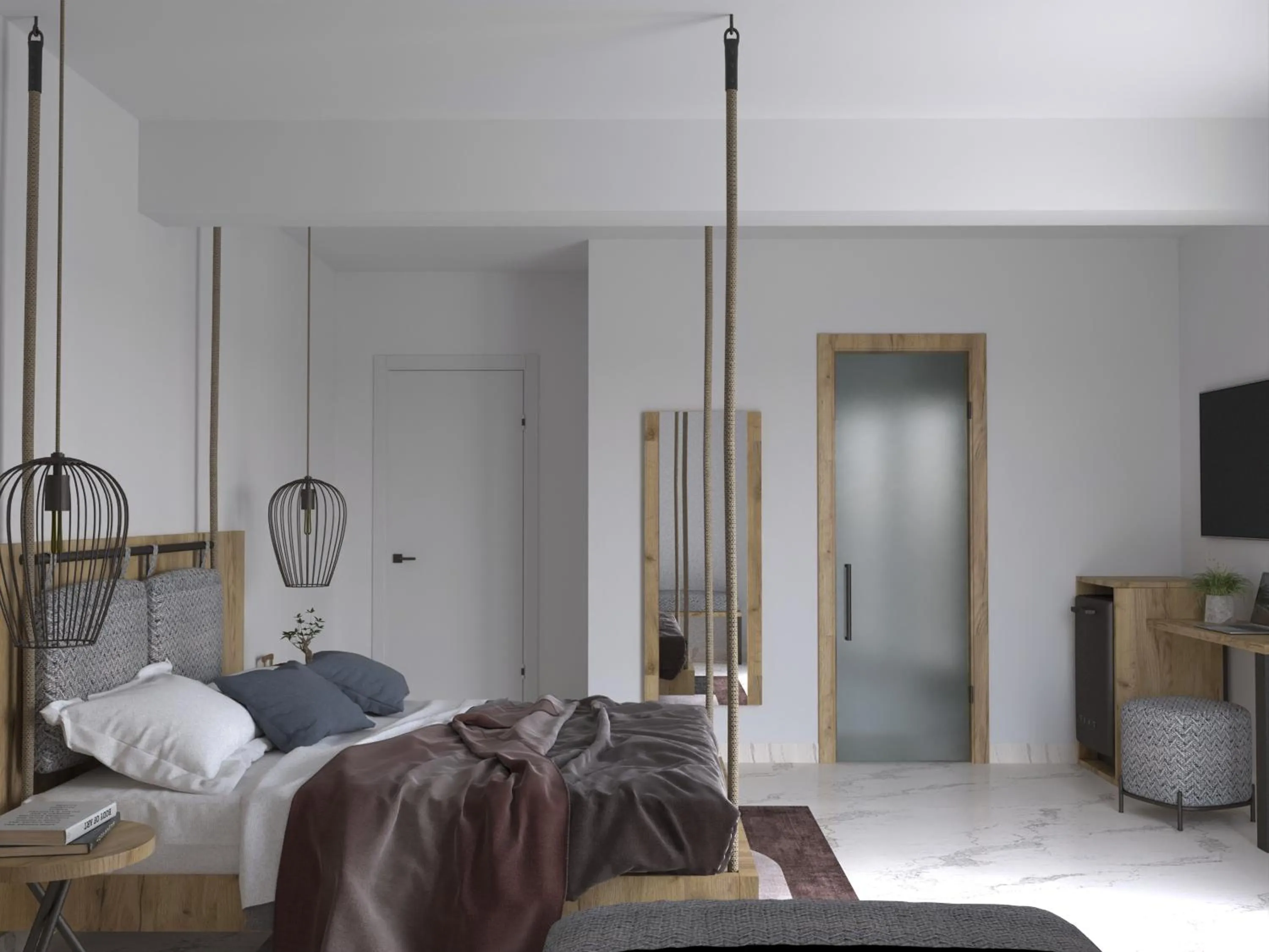 Bedroom, Bed in Avaton Luxury Resort and Spa Access the Enigma - Adults Only & Kids 14 Plus-