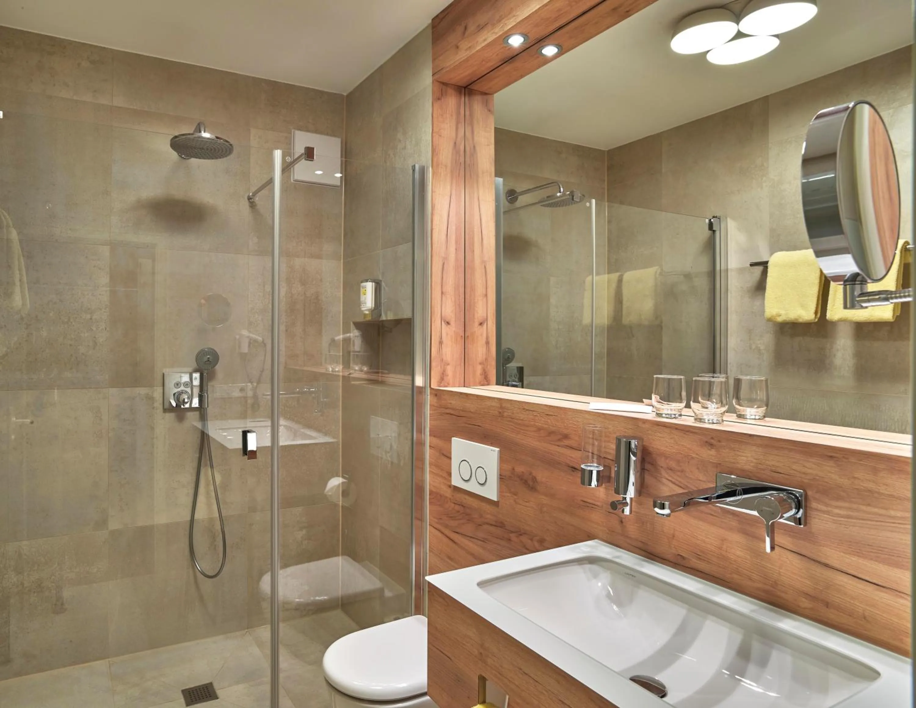 Shower in Hotel Lindenhof