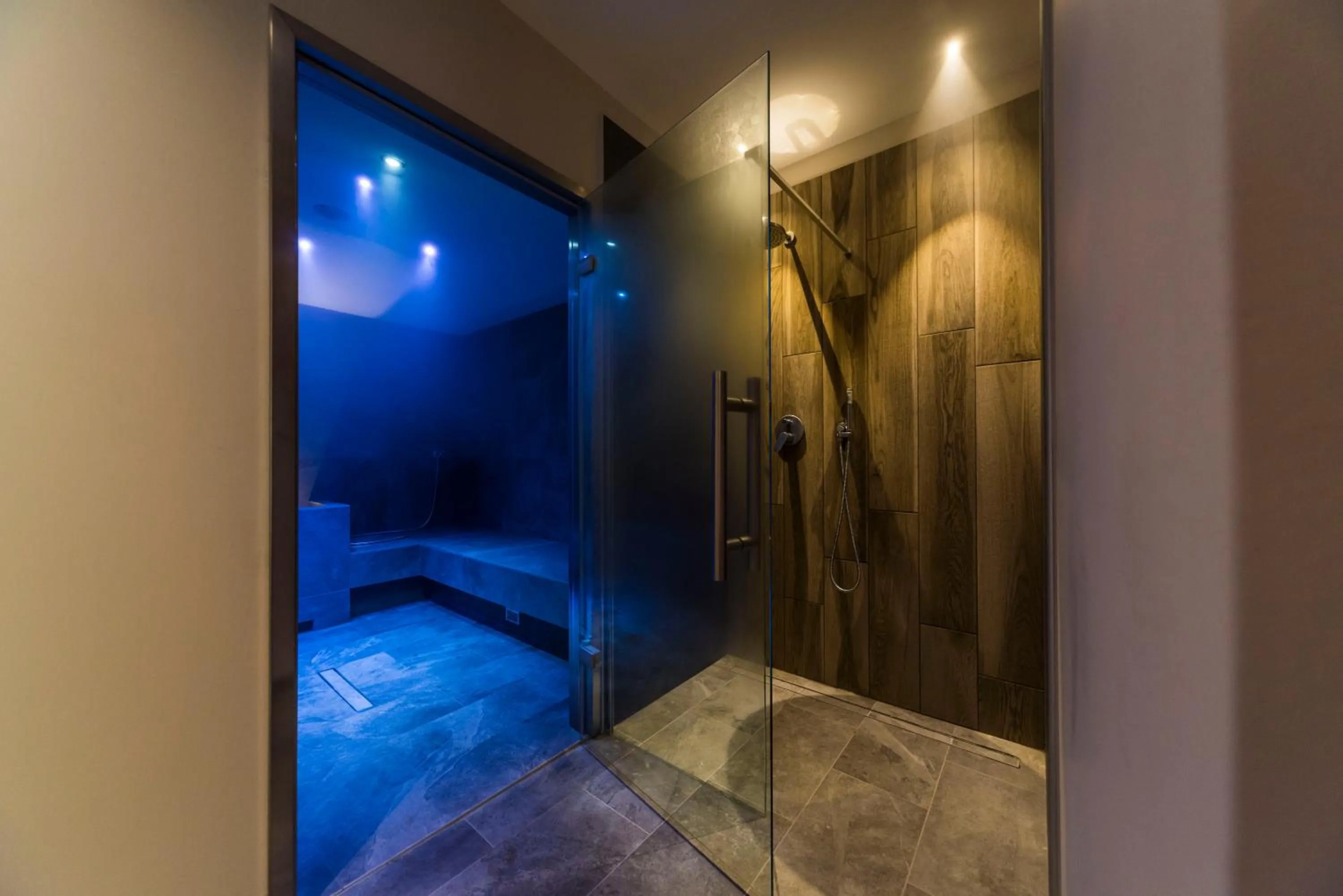 Steam room in Hotel Regent's