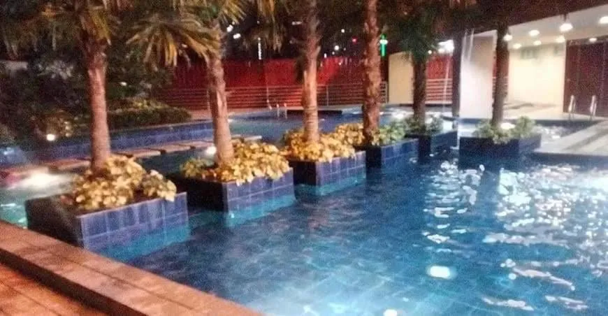 Pool view in U607 Sunshine100 Netflix 65InchesTV Wifi Karaoke Swimming Pool