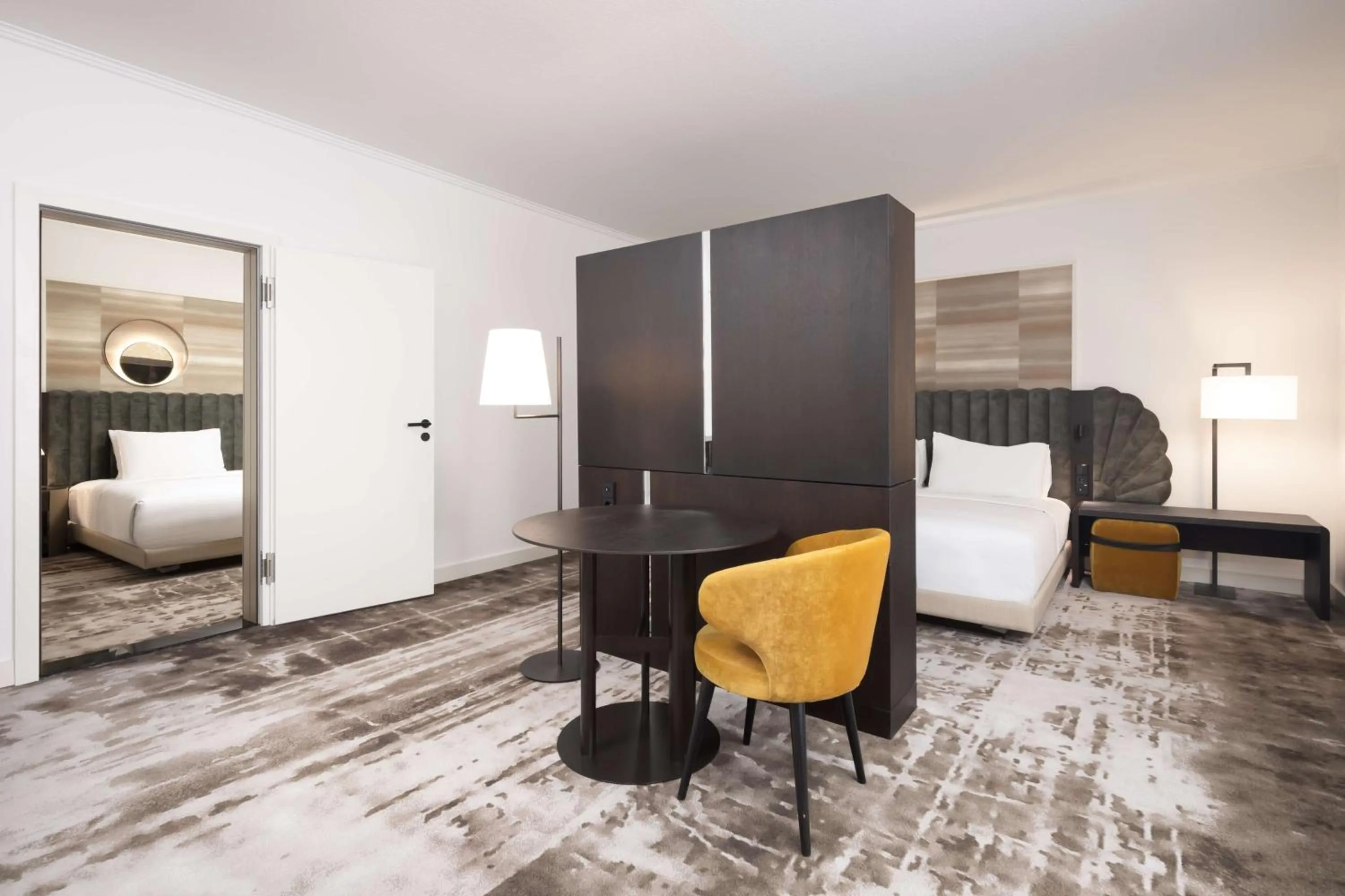 Bed in Hilton Heidelberg