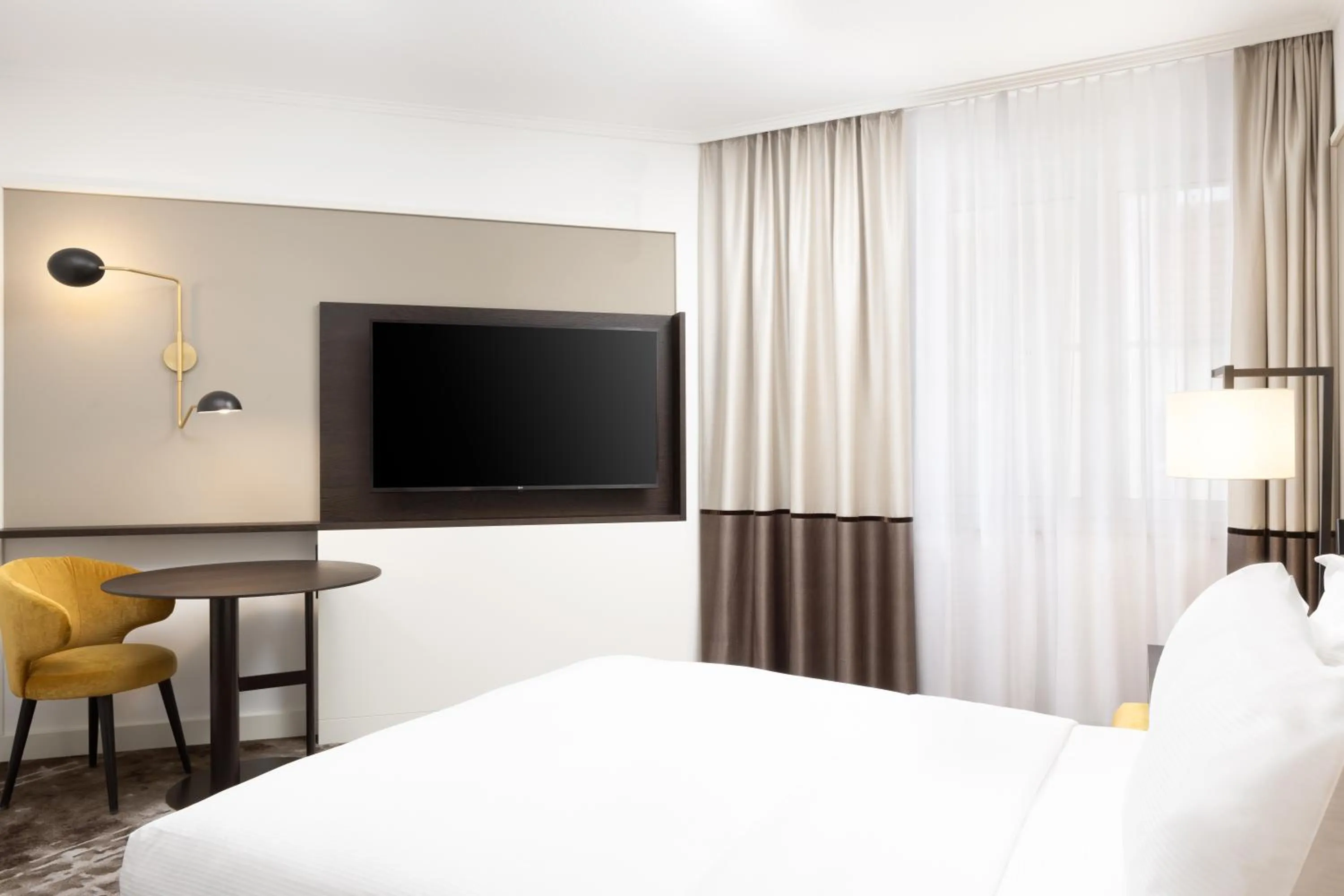 Bed in Hilton Heidelberg