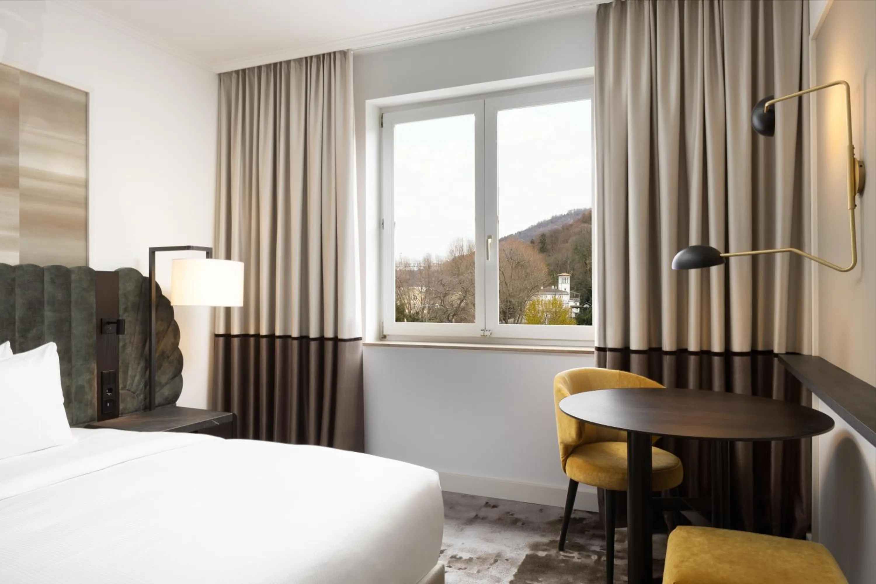 Bed in Hilton Heidelberg