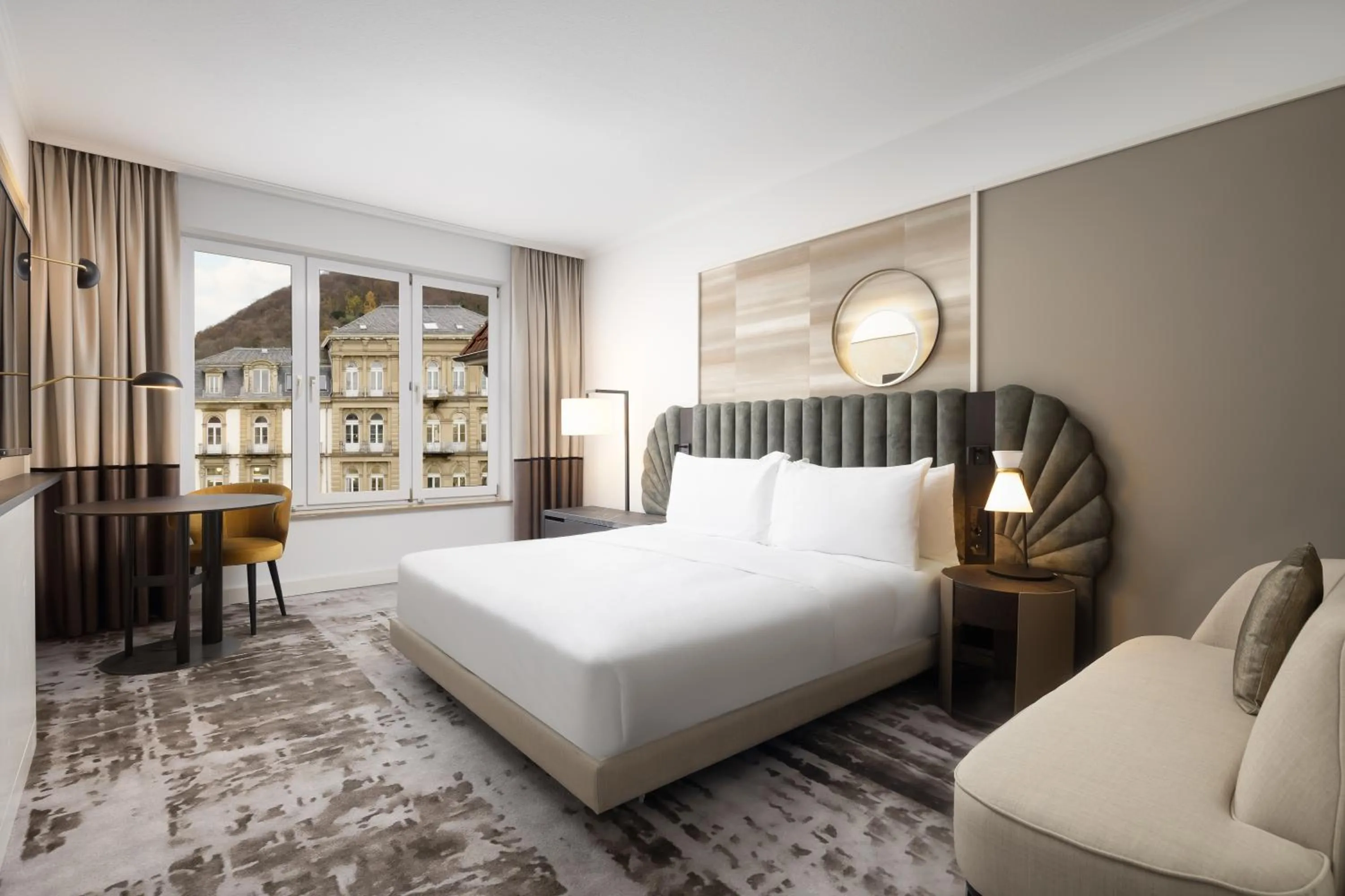 Bed in Hilton Heidelberg