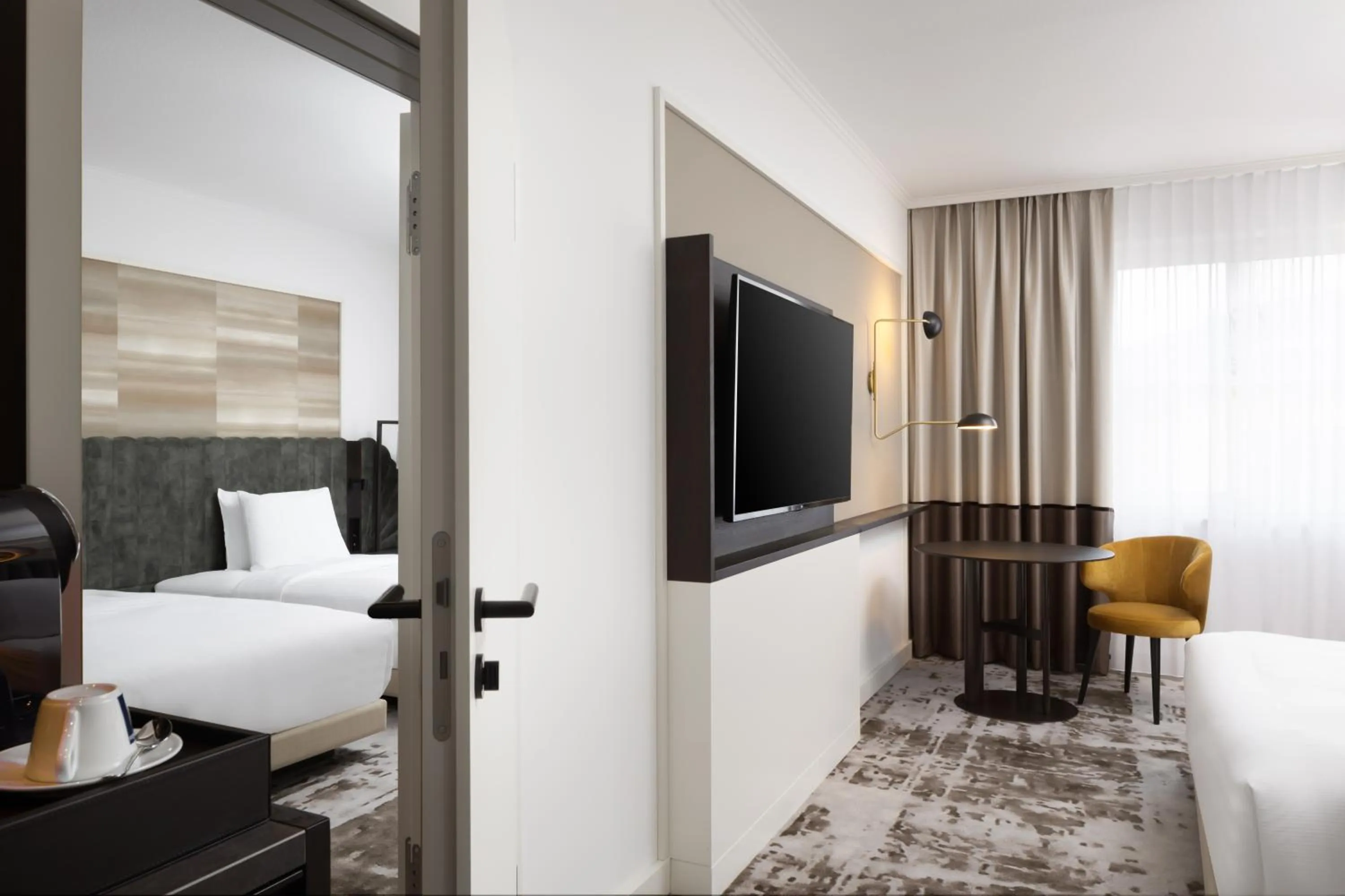 Bed in Hilton Heidelberg