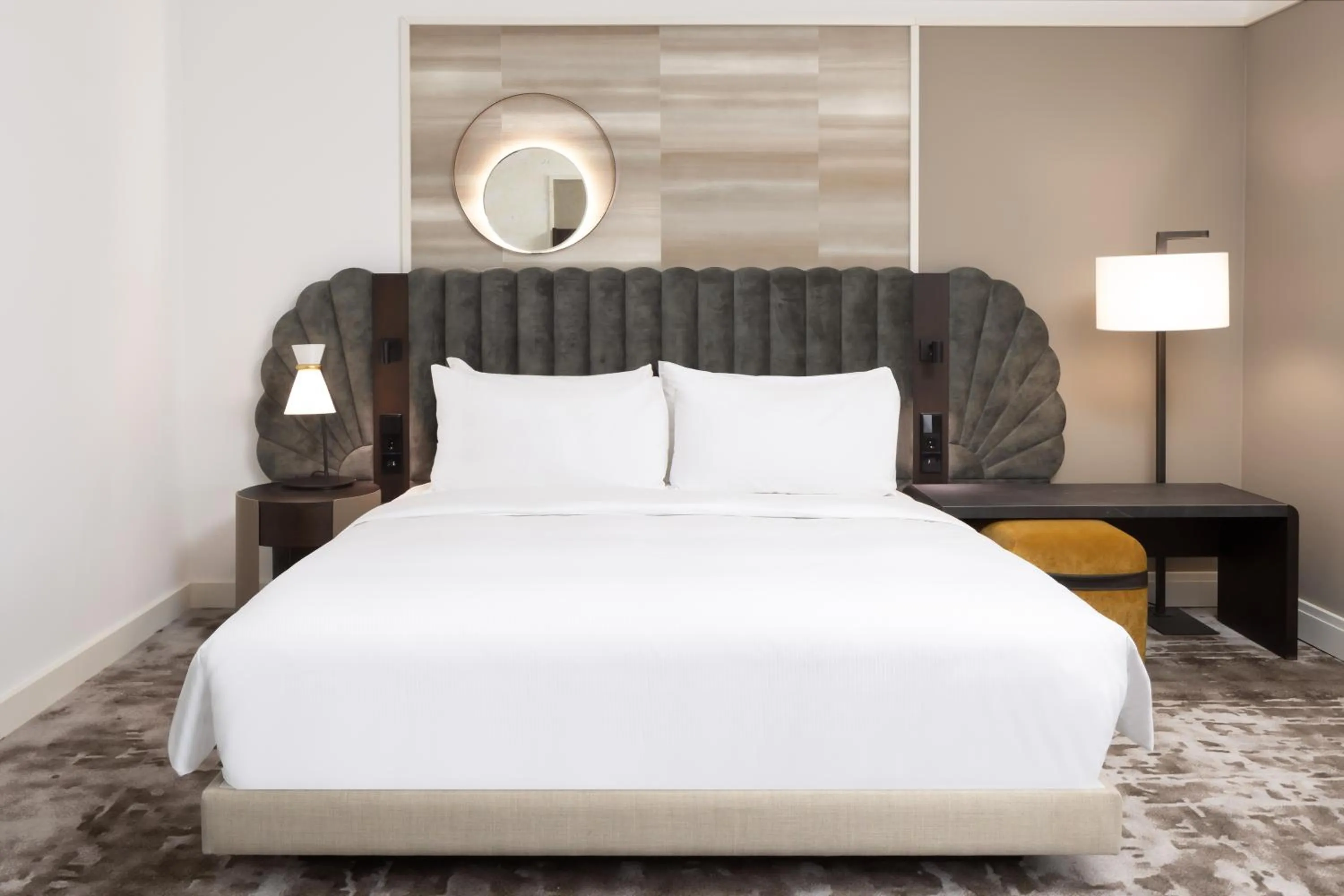 Bed in Hilton Heidelberg