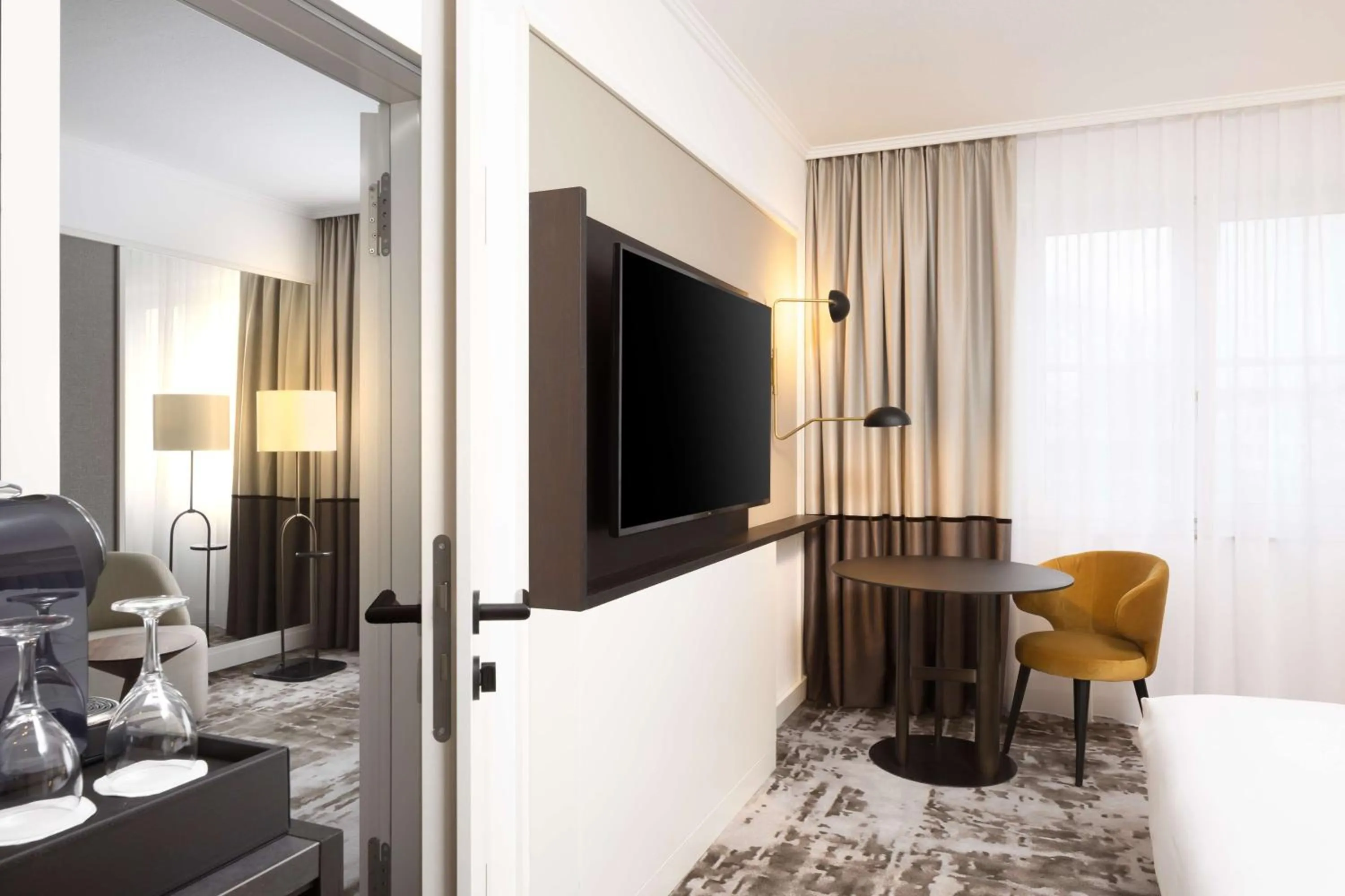 Bed in Hilton Heidelberg