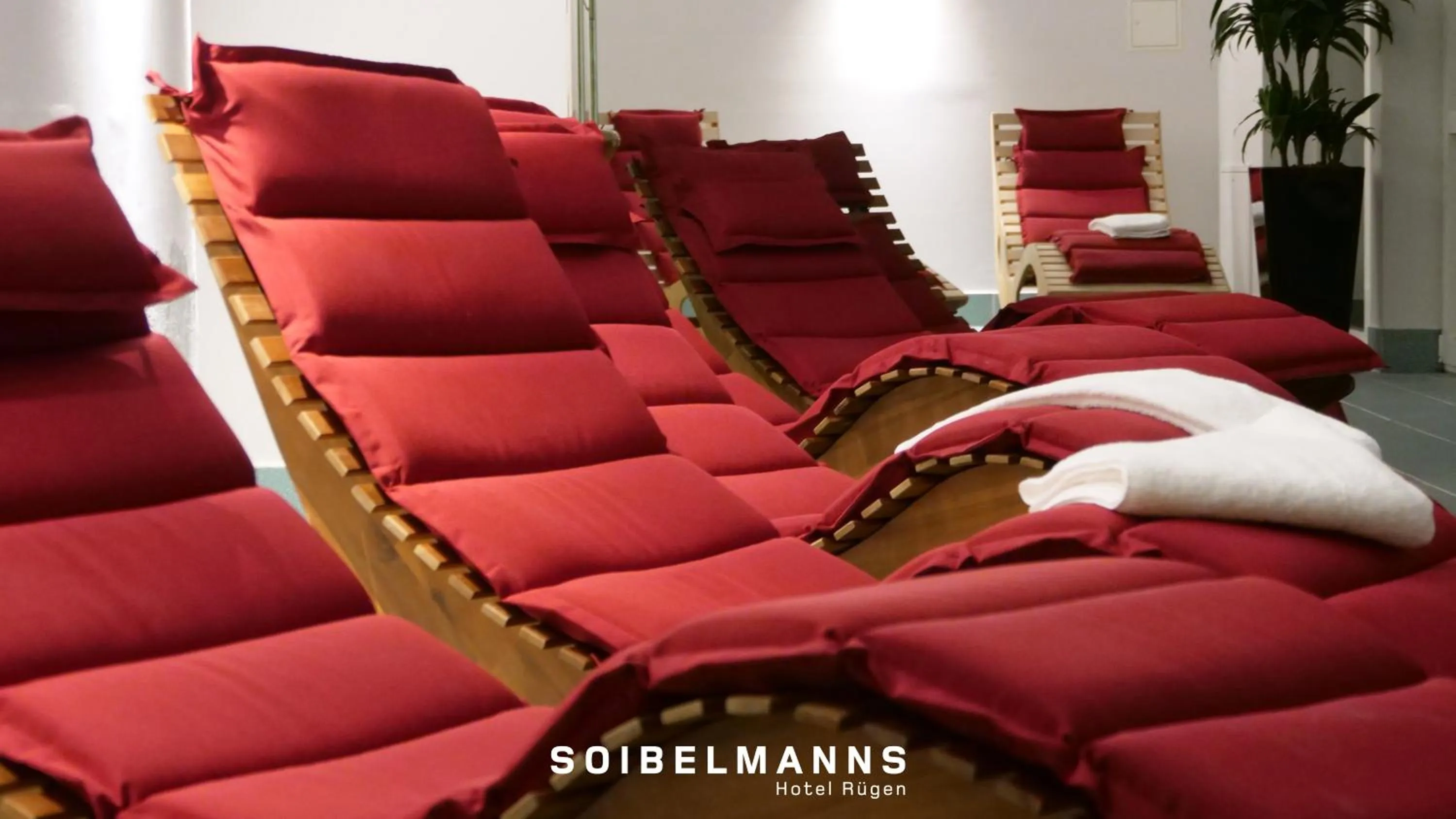 Sauna in Soibelmanns Hotel Rügen