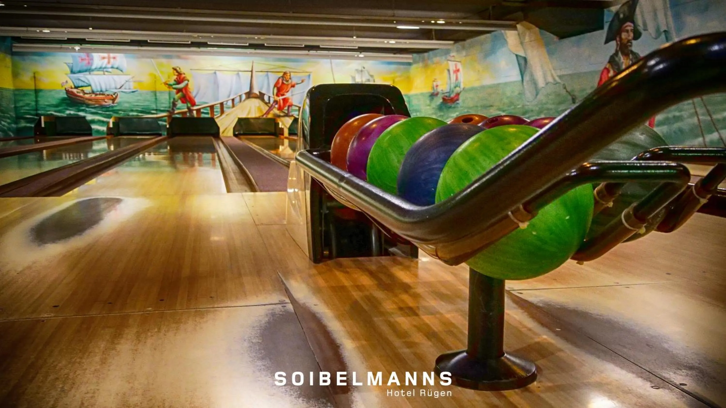 Bowling in Soibelmanns Hotel Rügen