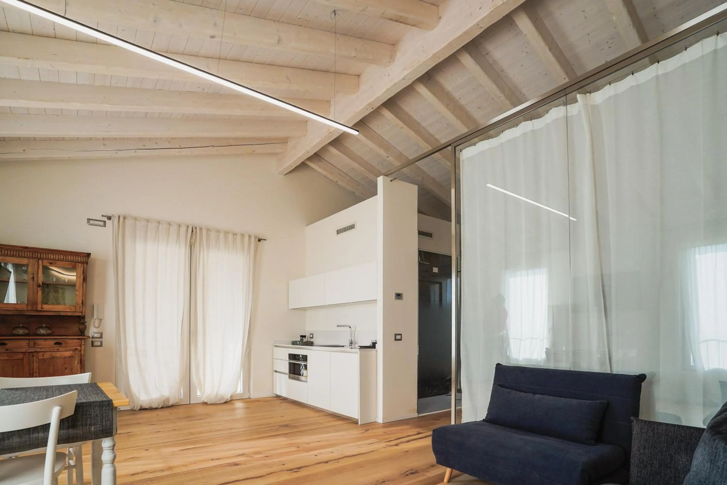 Kitchen or kitchenette in Casa Olivi Apartments