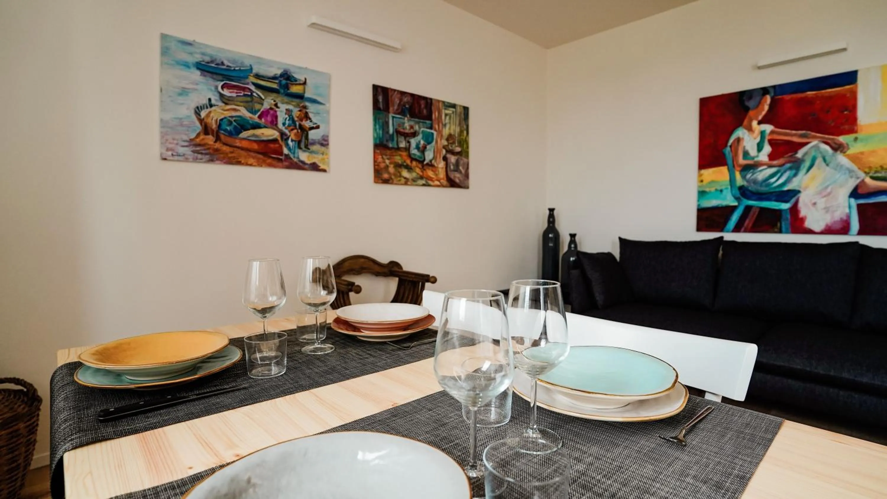 Living room in Casa Olivi Apartments