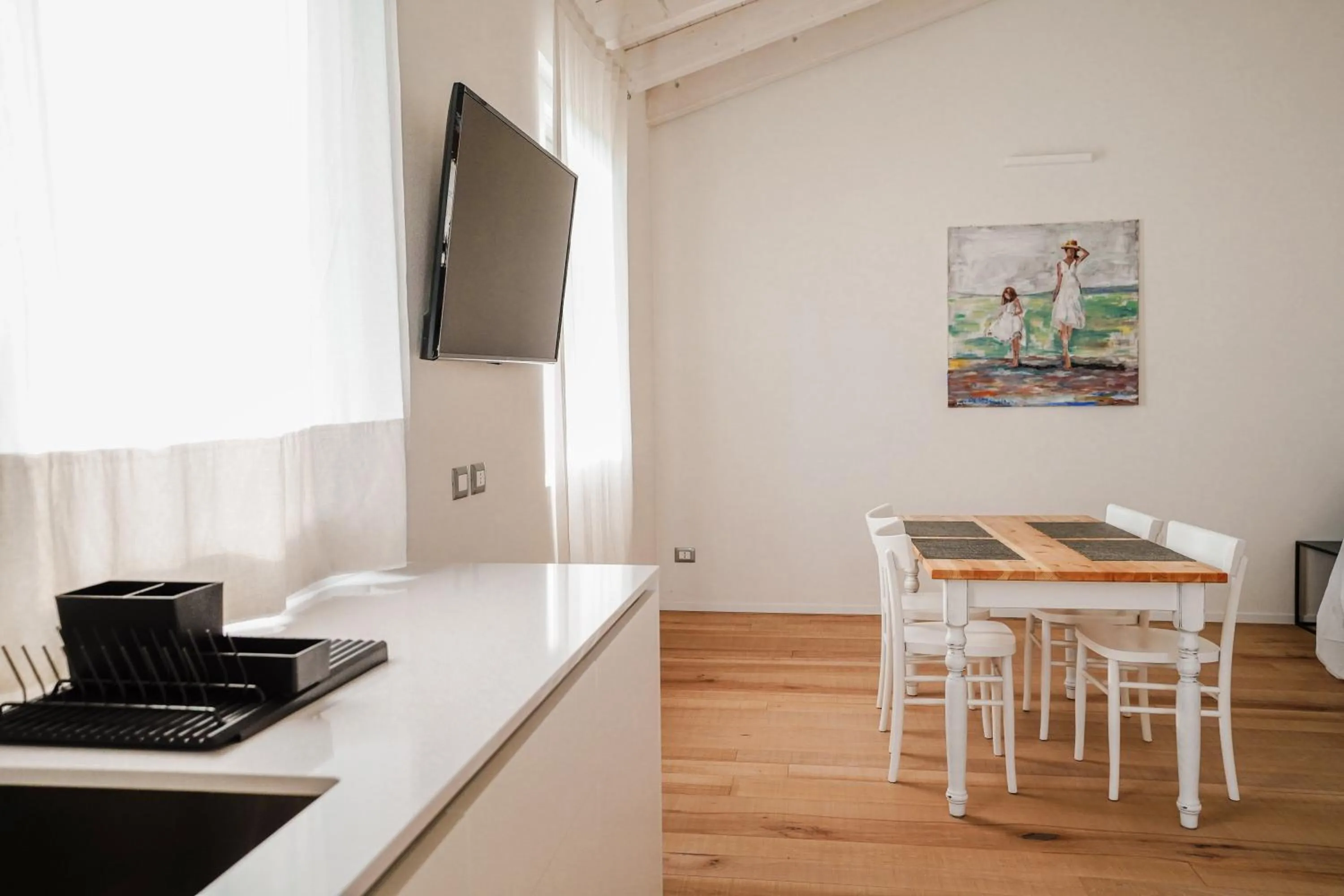 TV and multimedia in Casa Olivi Apartments