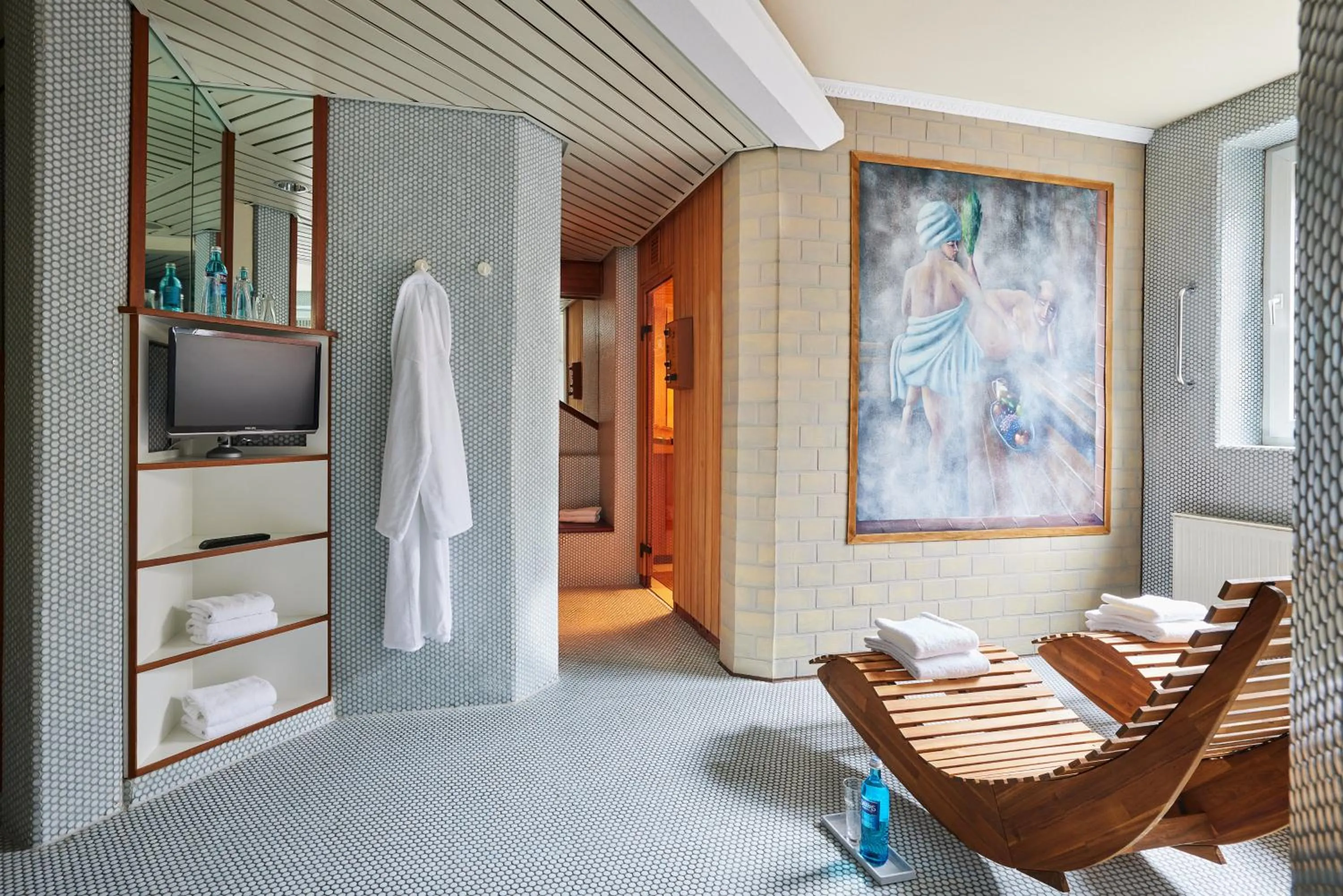 Sauna in Best Western Raphael Hotel Altona