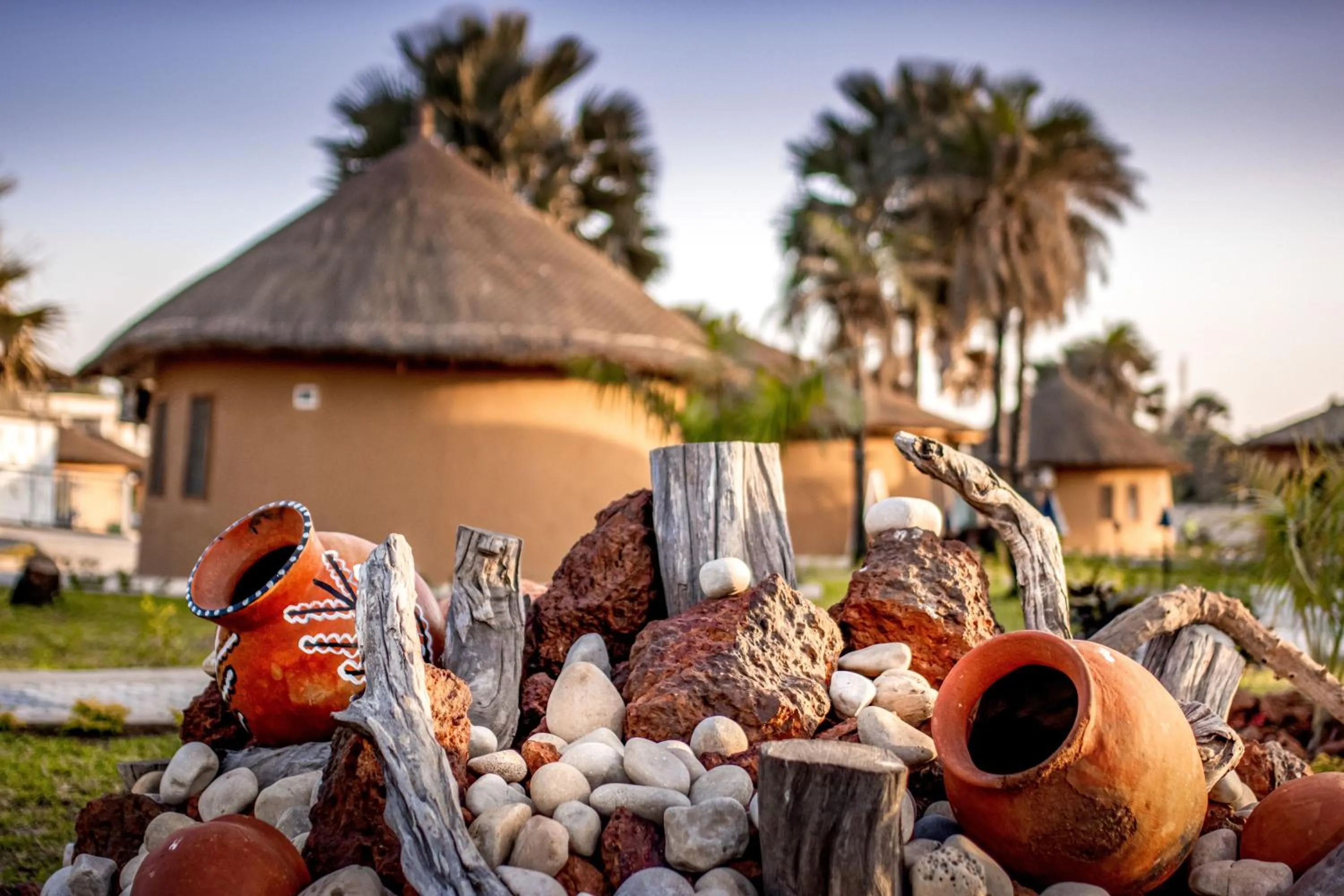 Garden in Bamboo Village Resort