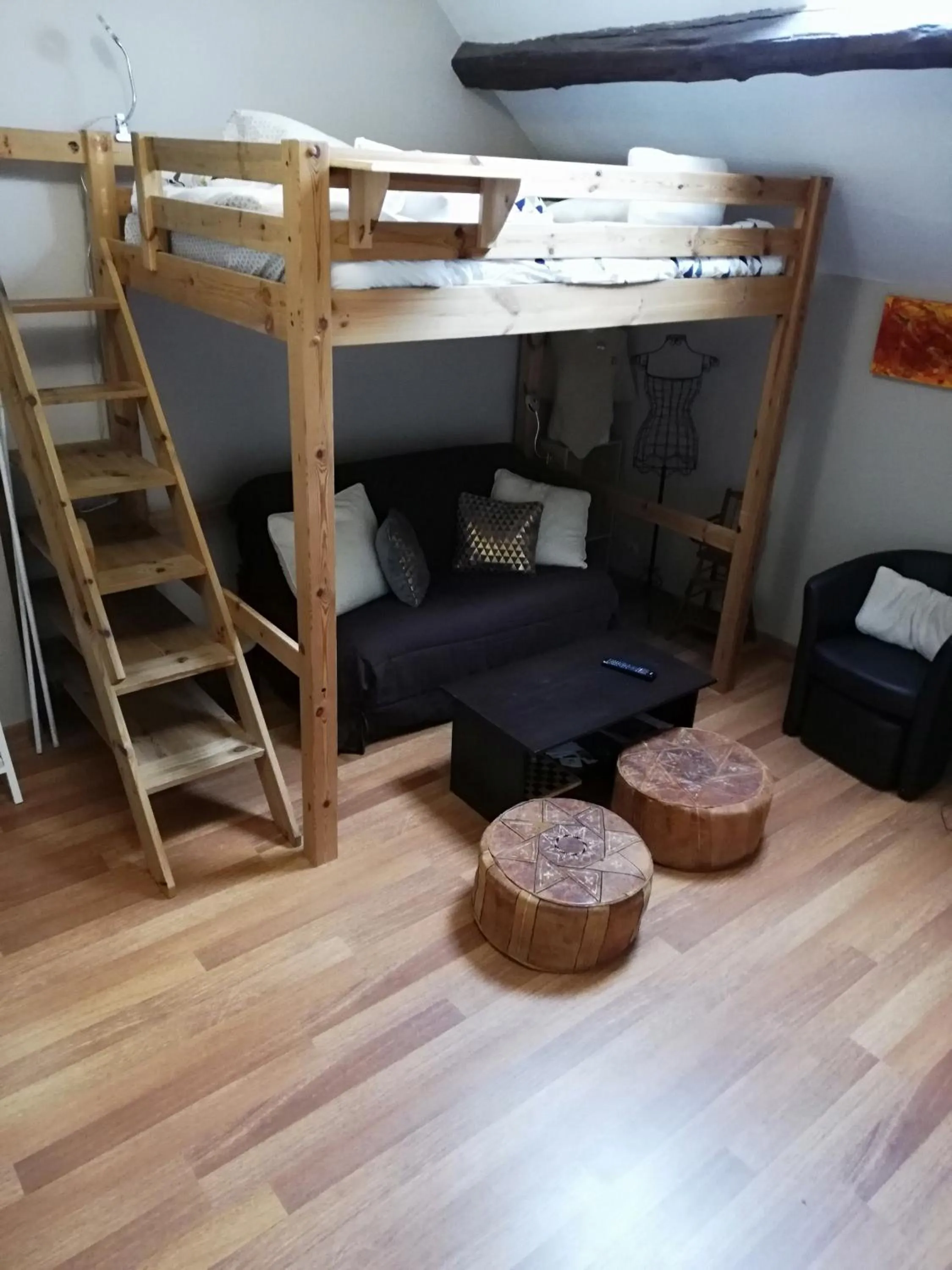 Living room, Bed in Celine'Home