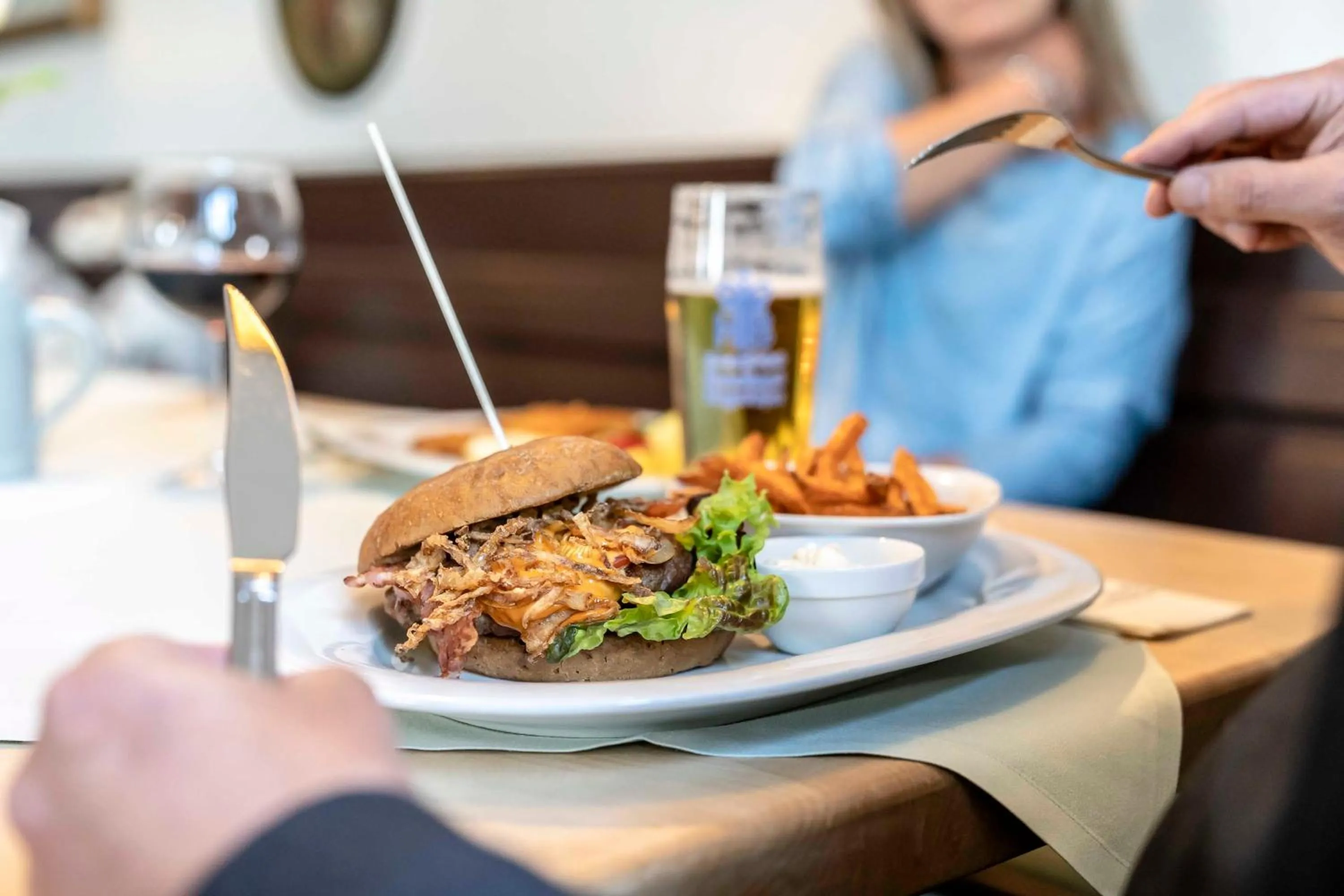 Food and drinks in Hotel Alter Wirt