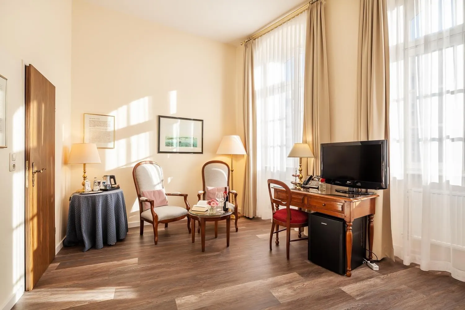 Seating area in TOP CityLine Klassik Altstadt Hotel Lübeck