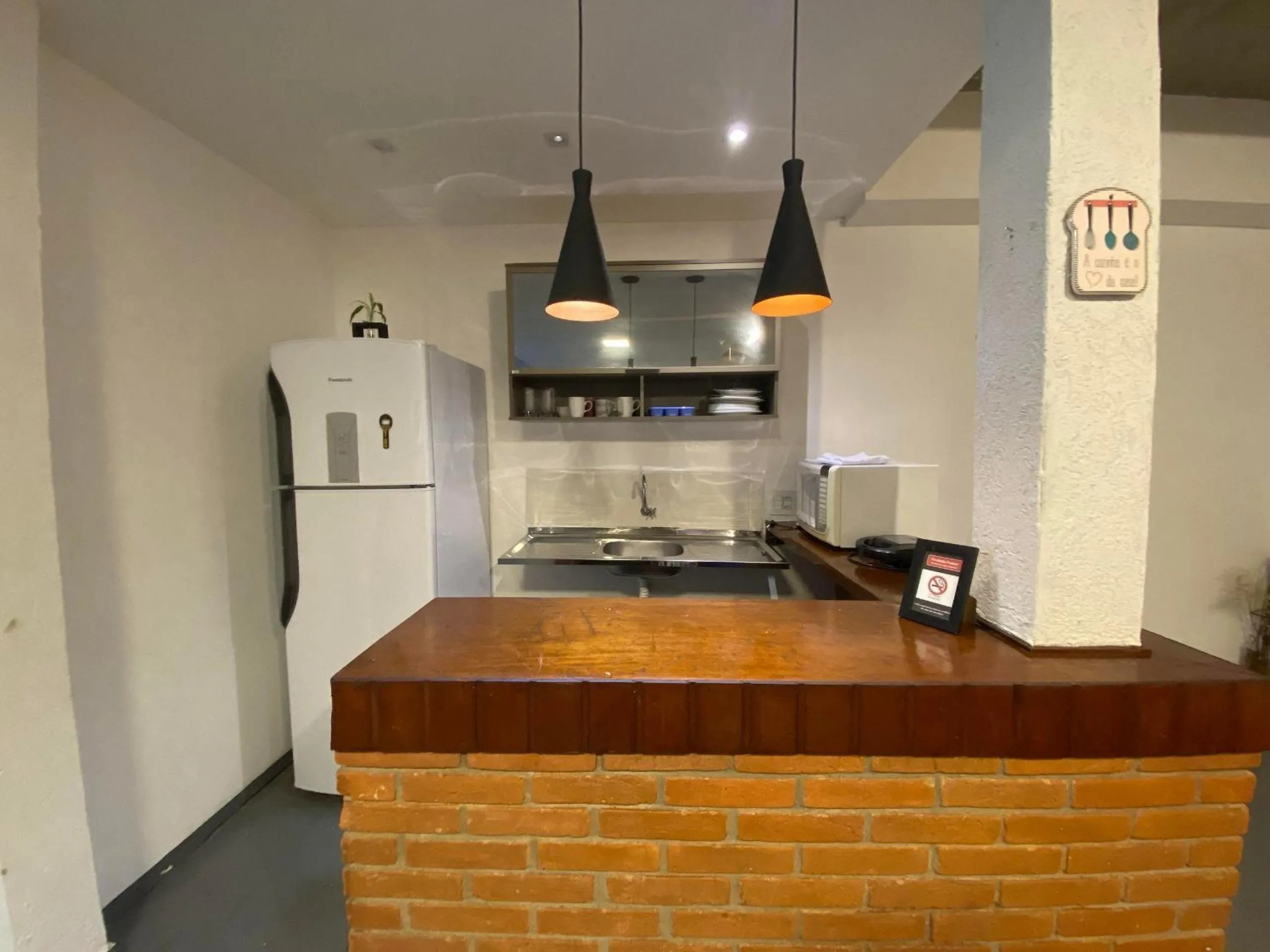 Kitchen or kitchenette in POUSADA MUNDI MORUMBI