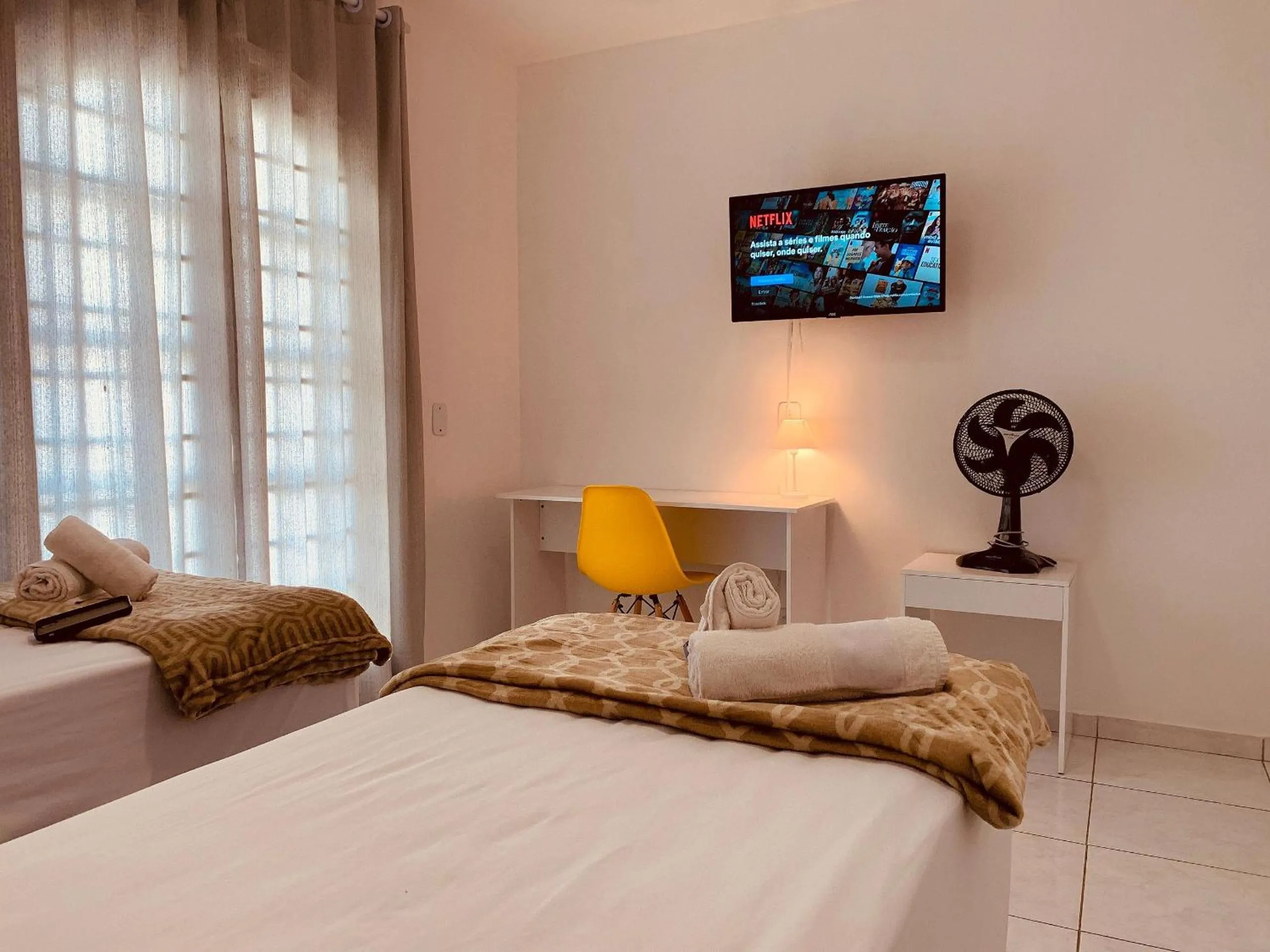 TV and multimedia, Bed in POUSADA MUNDI MORUMBI