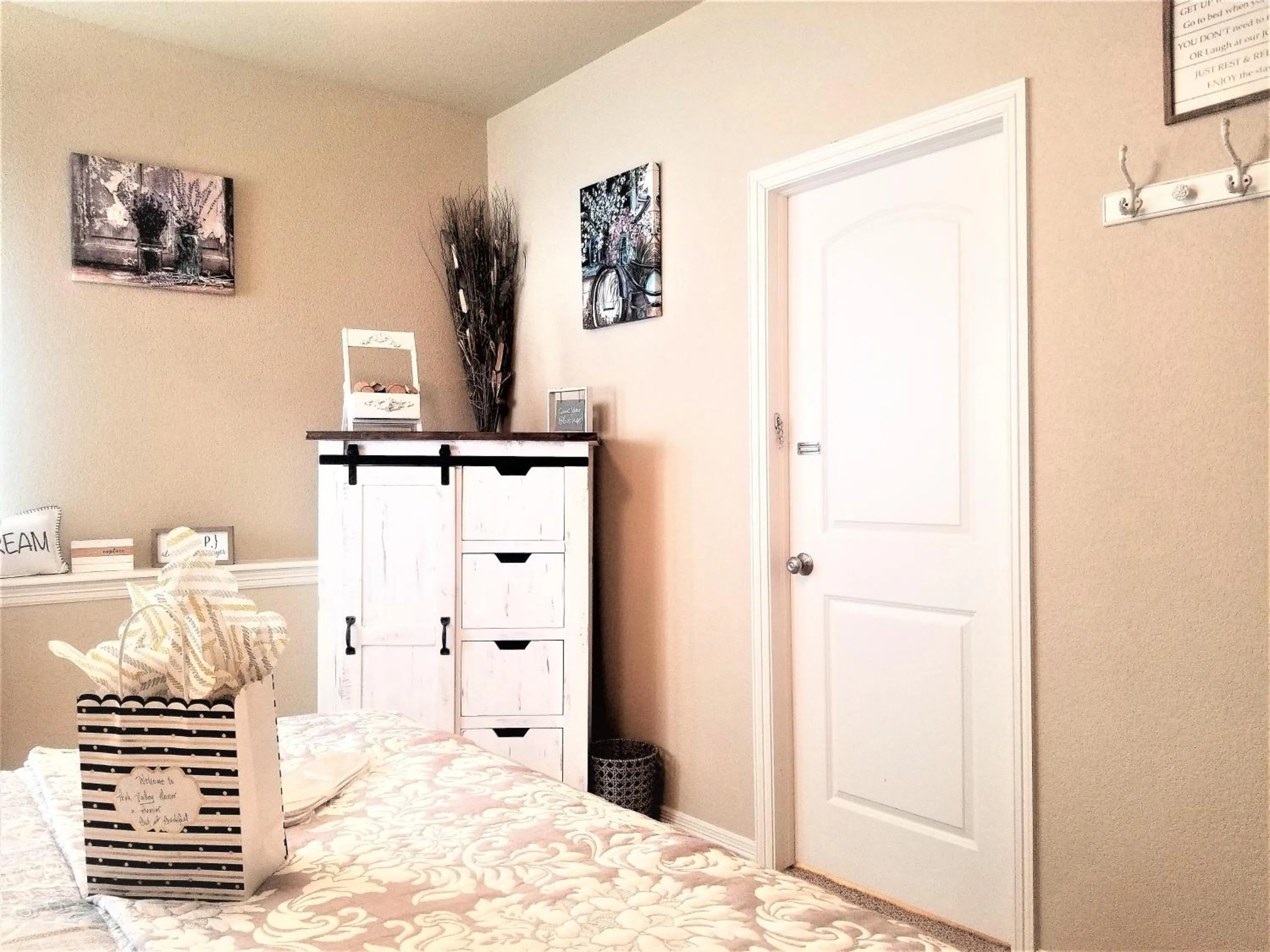 Bedroom in Peak Valley Manor, a Modern Farmhouse