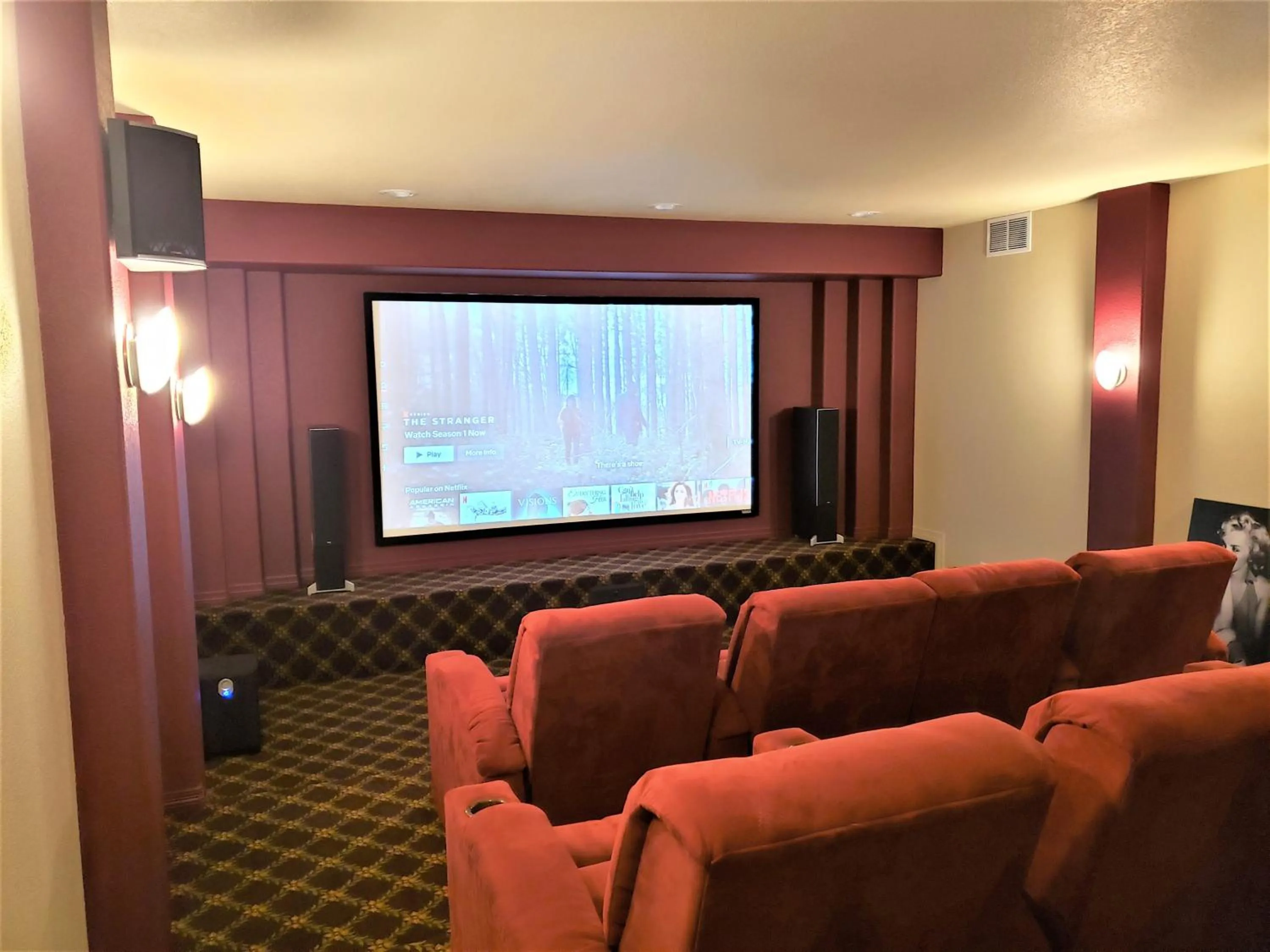 Entertainment in Peak Valley Manor, a Modern Farmhouse