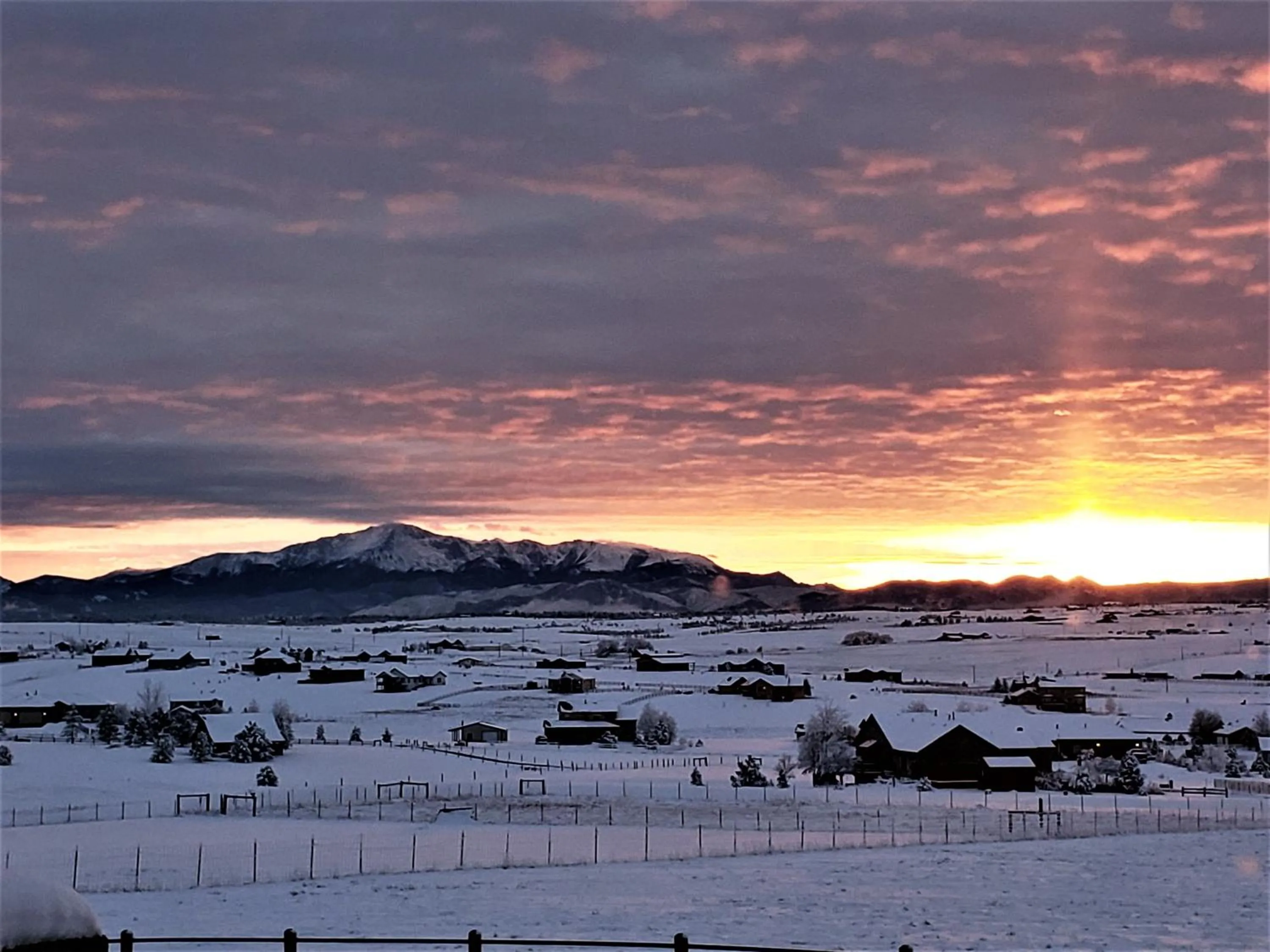 Mountain view in Peak Valley Manor, a Modern Farmhouse