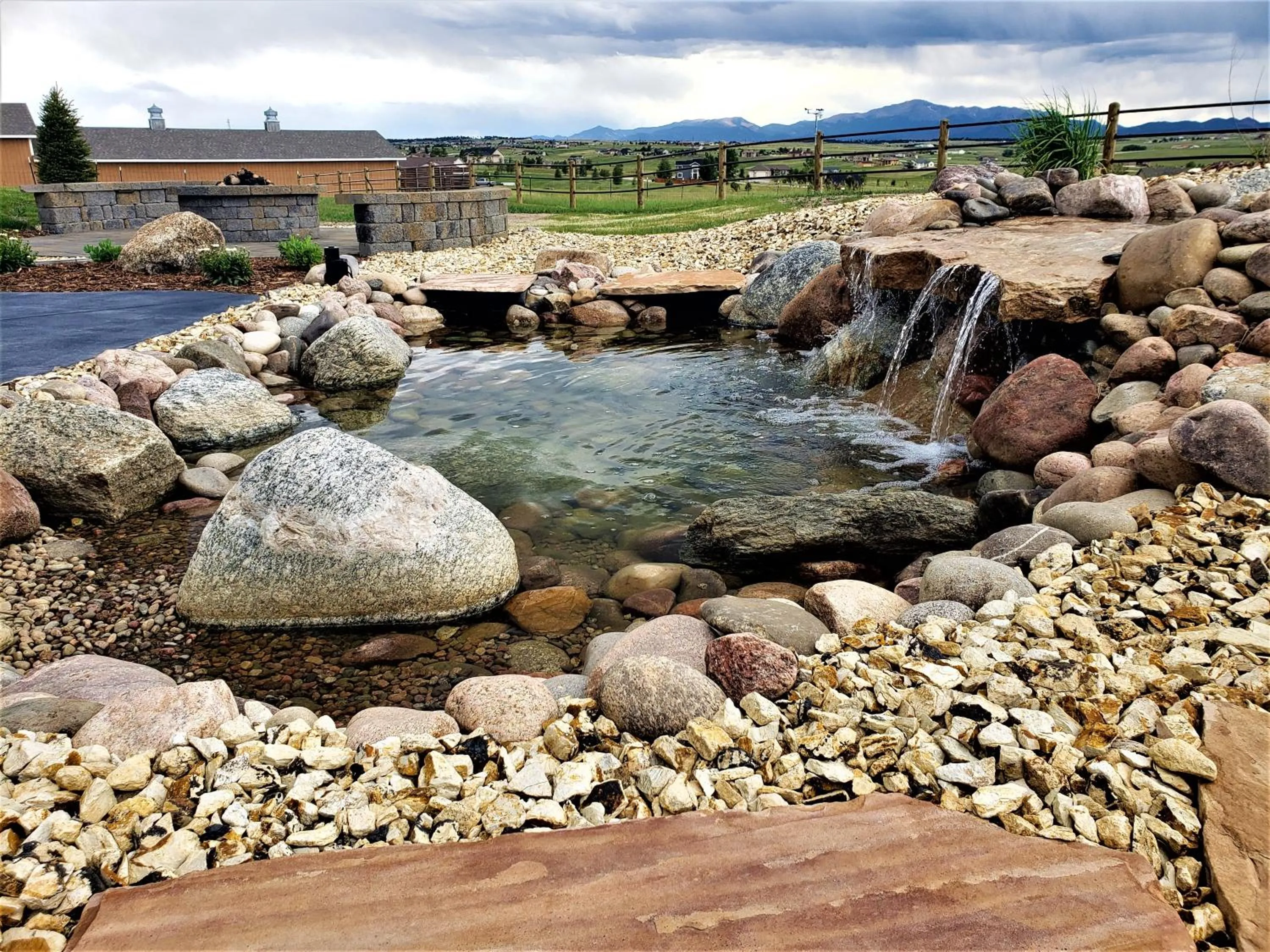 Garden in Peak Valley Manor, a Modern Farmhouse