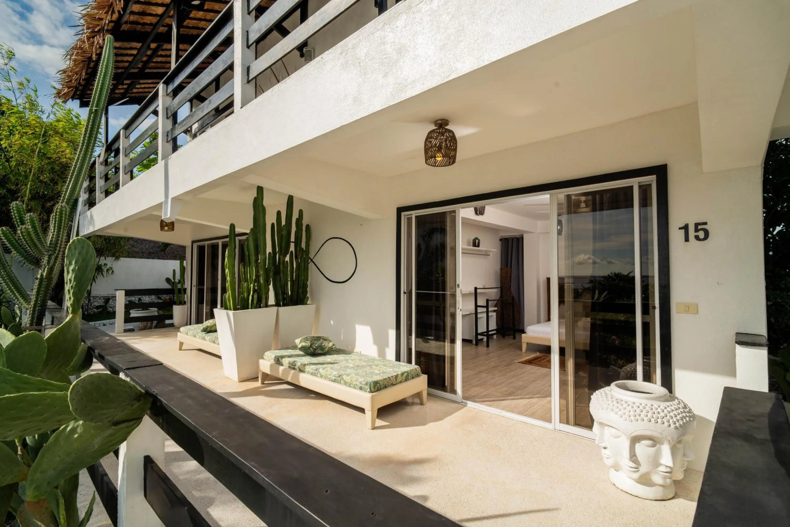Balcony/Terrace in Blanco Beach Resort Malapascua