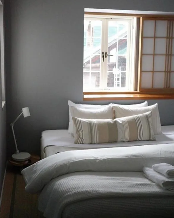 Bed in Myoko Forest Lodge