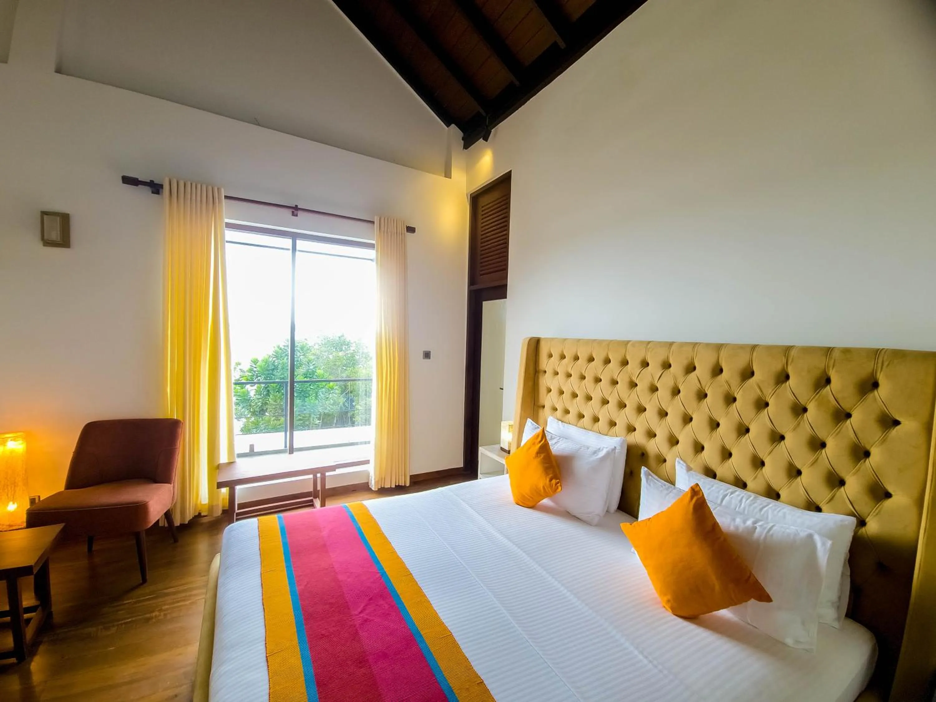 Bedroom, Bed in Moi Koggala by DBI - Free drop off to the beach