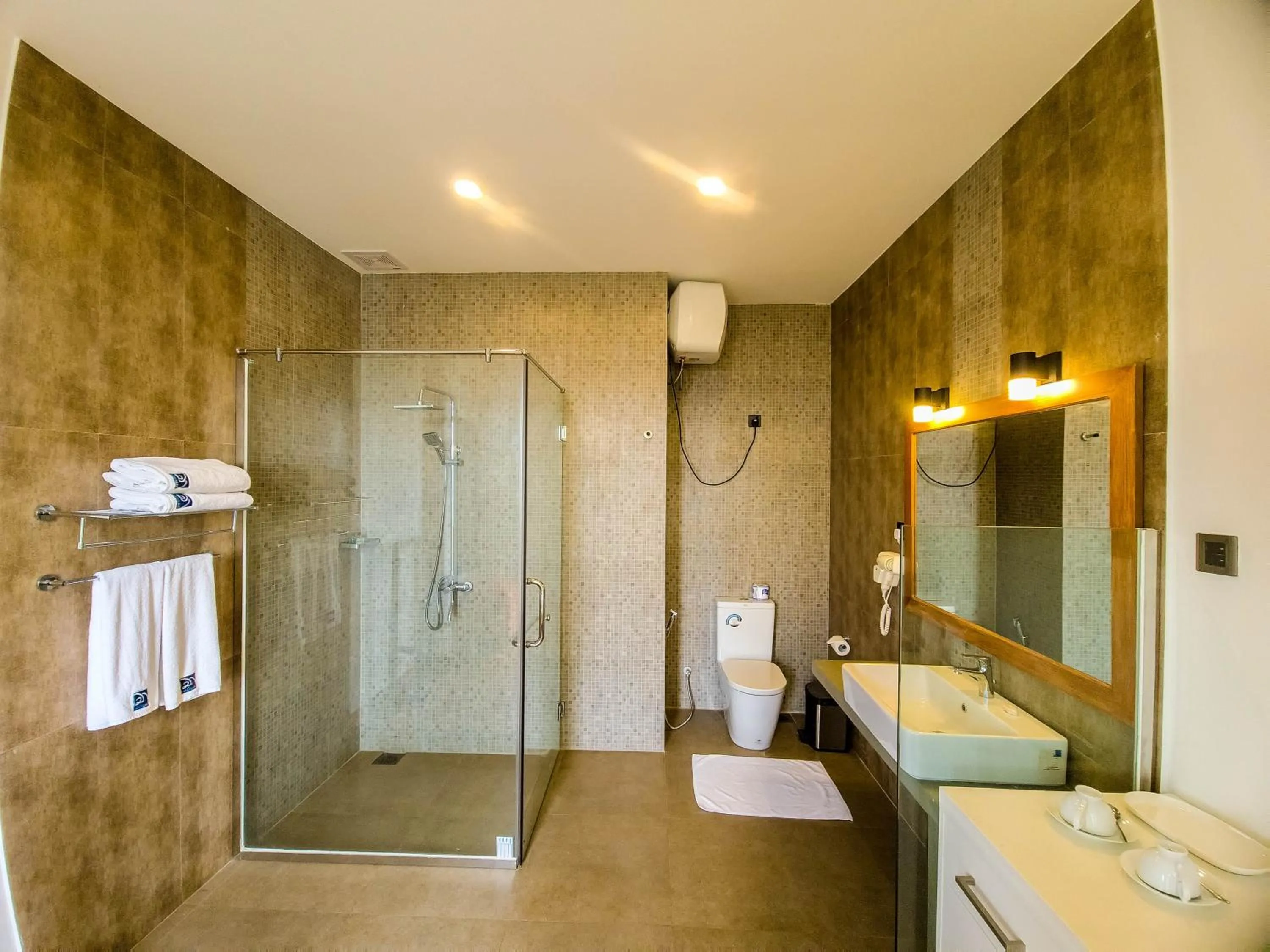 Bathroom in Moi Koggala by DBI - Free drop off to the beach