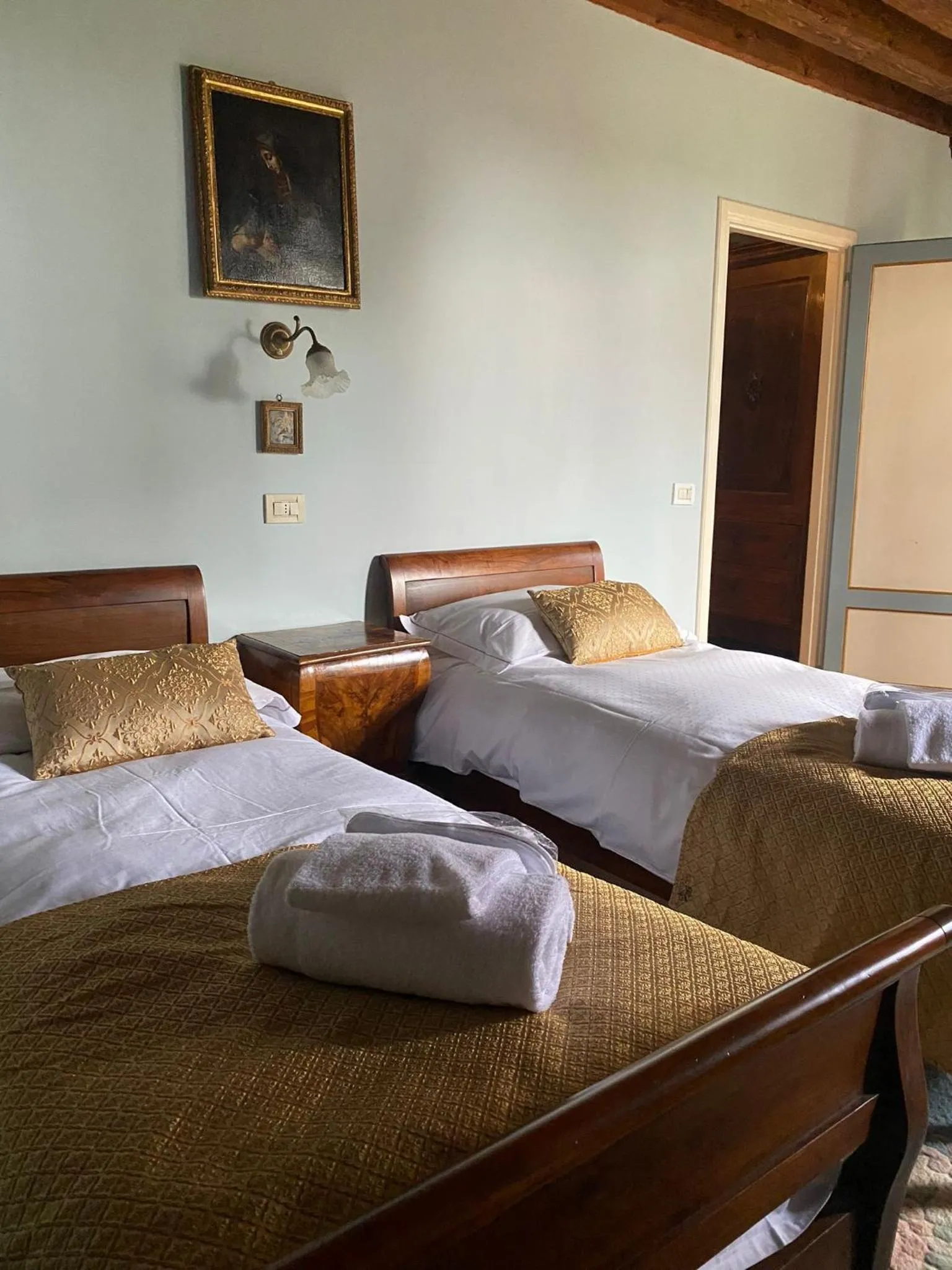 Bedroom, Bed in Villa Stecchini