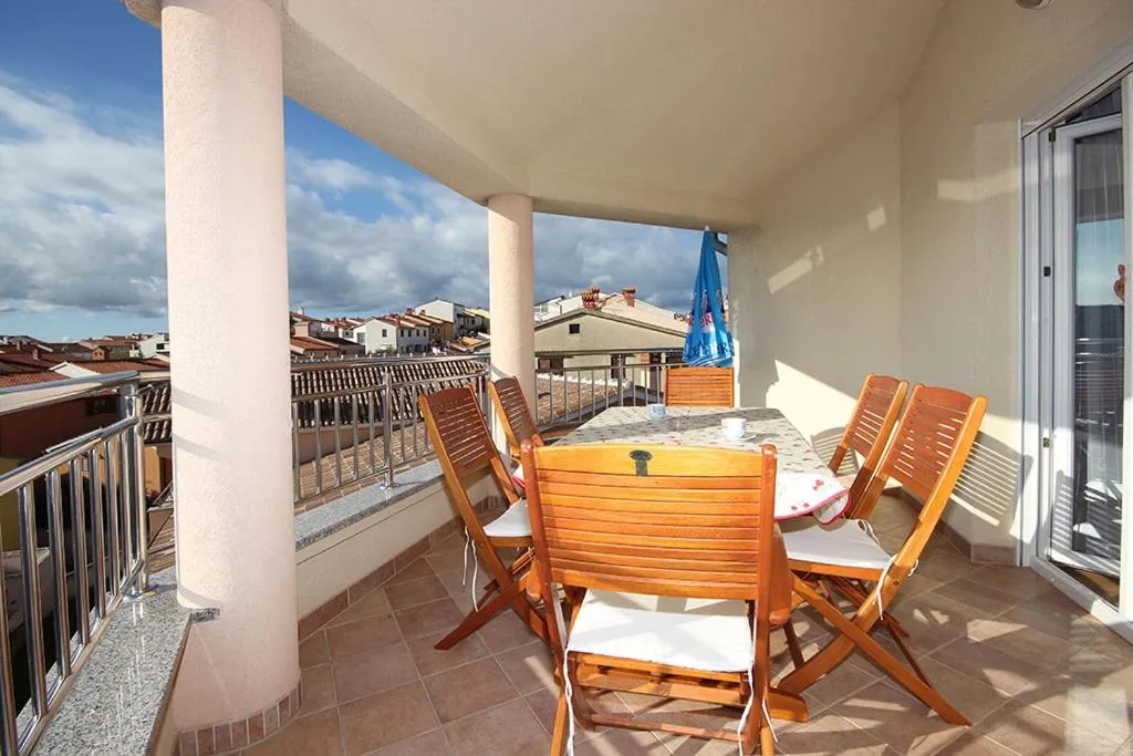 Balcony/Terrace in Istriensonne - Apartments Veruda mit Grillterrasse