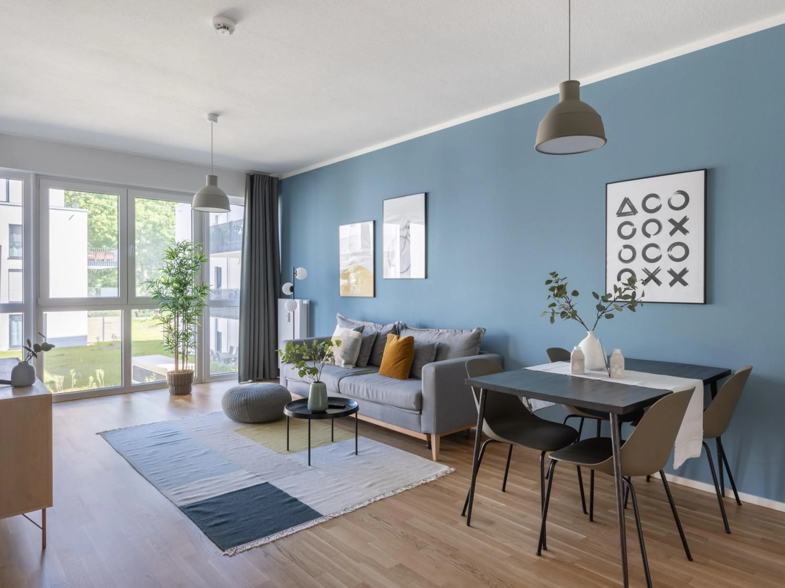 Living room in Limehome Trier Nikolaus-Leis-Straße