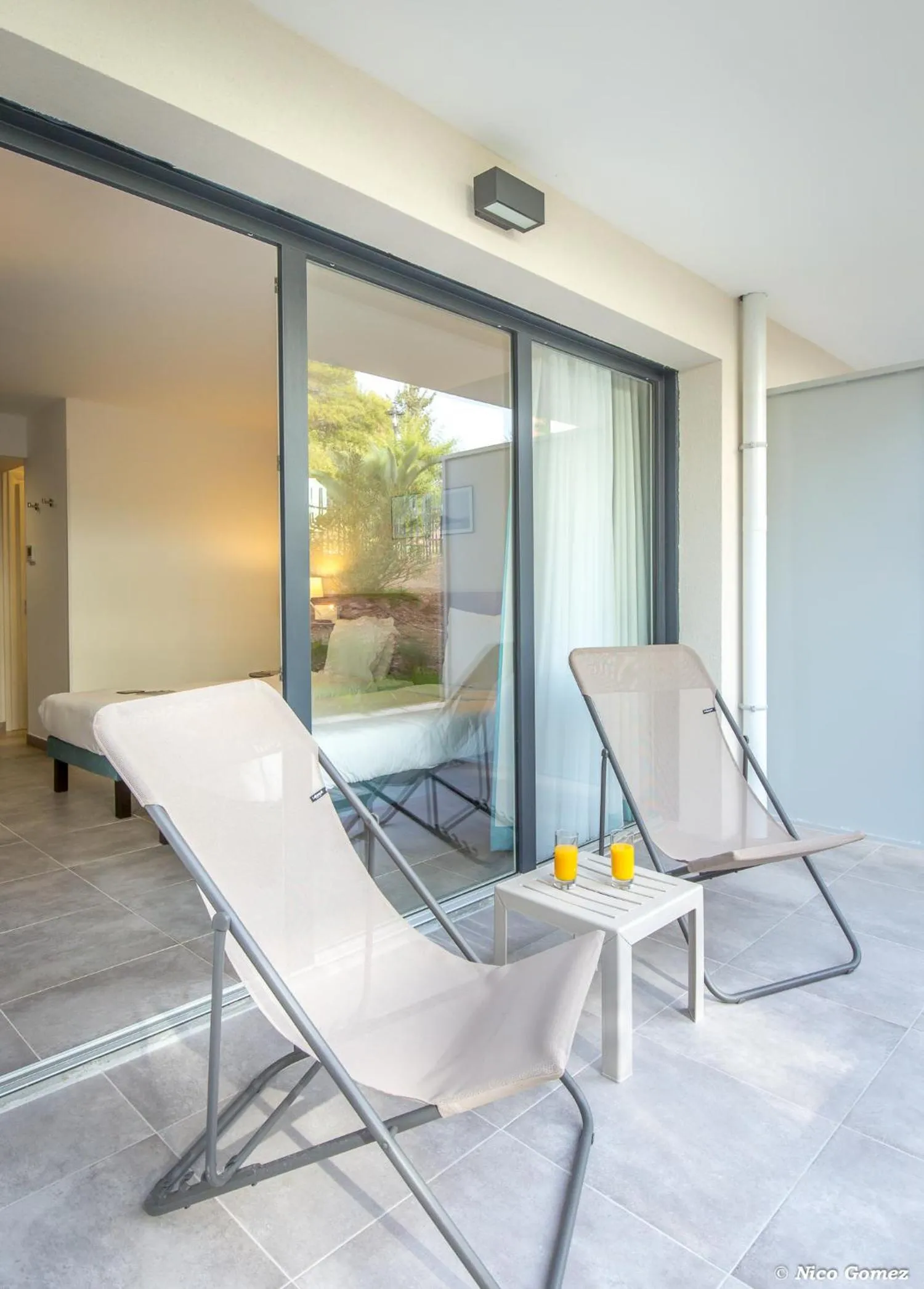 Patio in SOWELL HOTELS La Plage