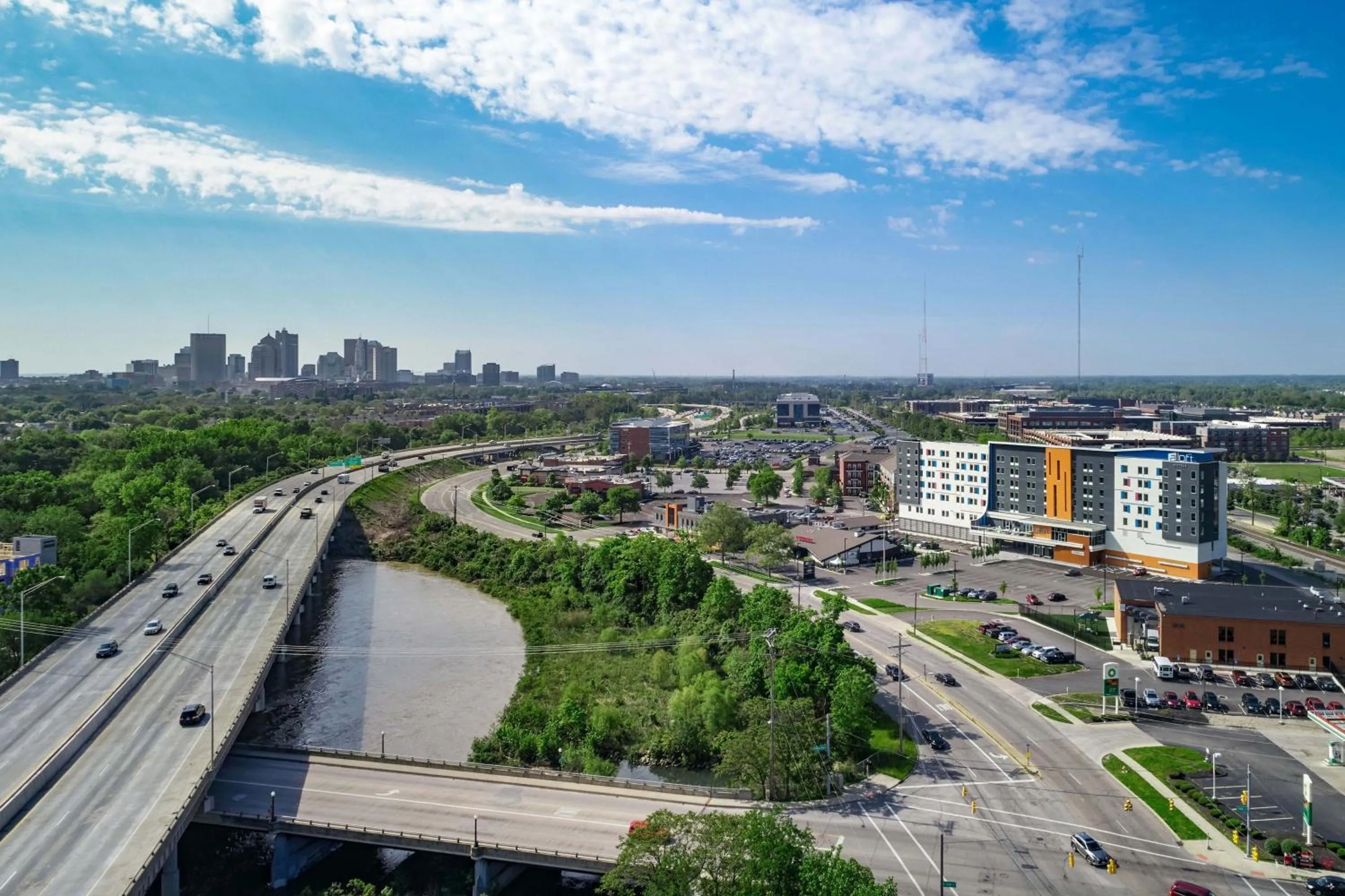 View (from property/room) in Aloft Columbus