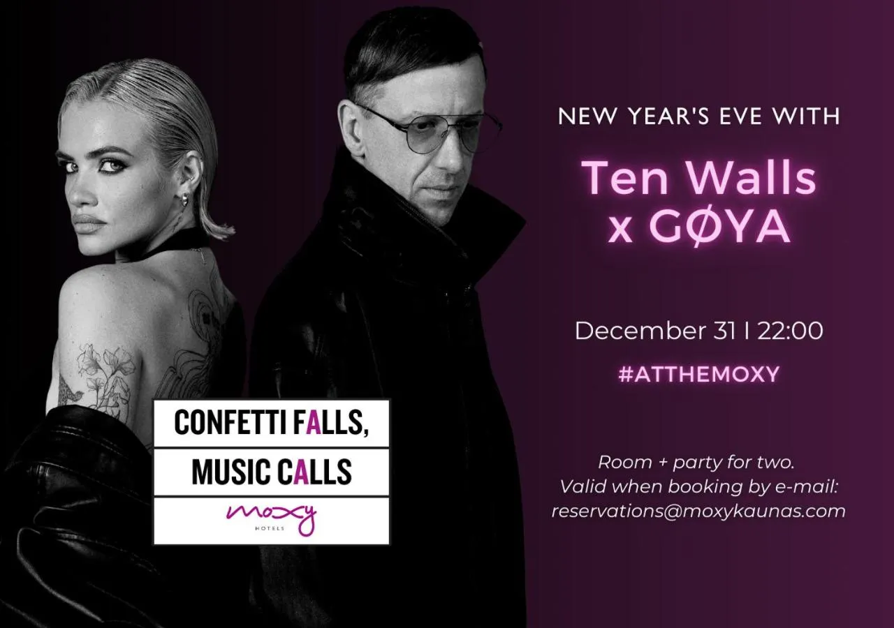 Lobby or reception in Moxy Kaunas Center