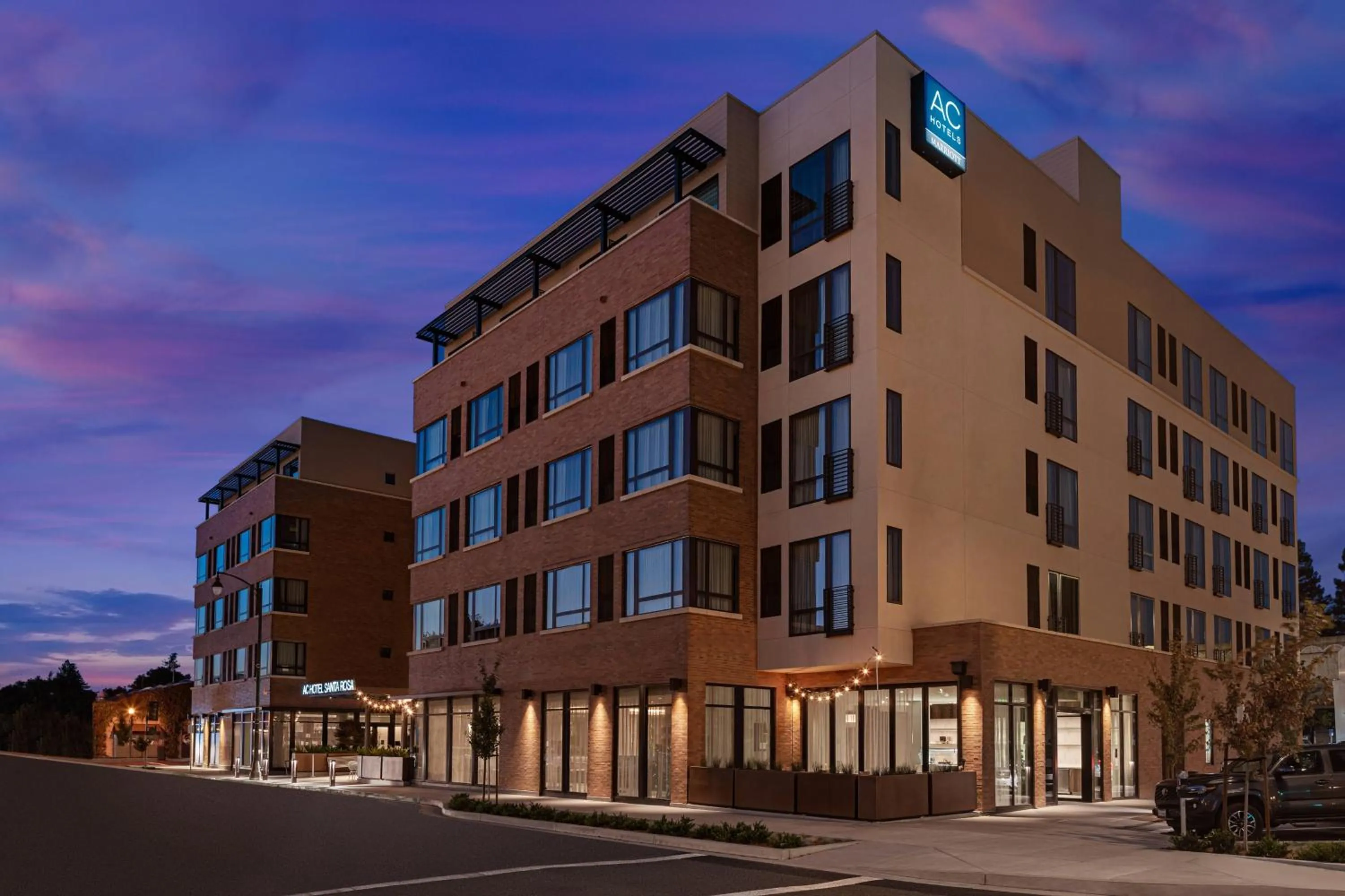 Property building in AC Hotel by Marriott Santa Rosa Sonoma Wine Country