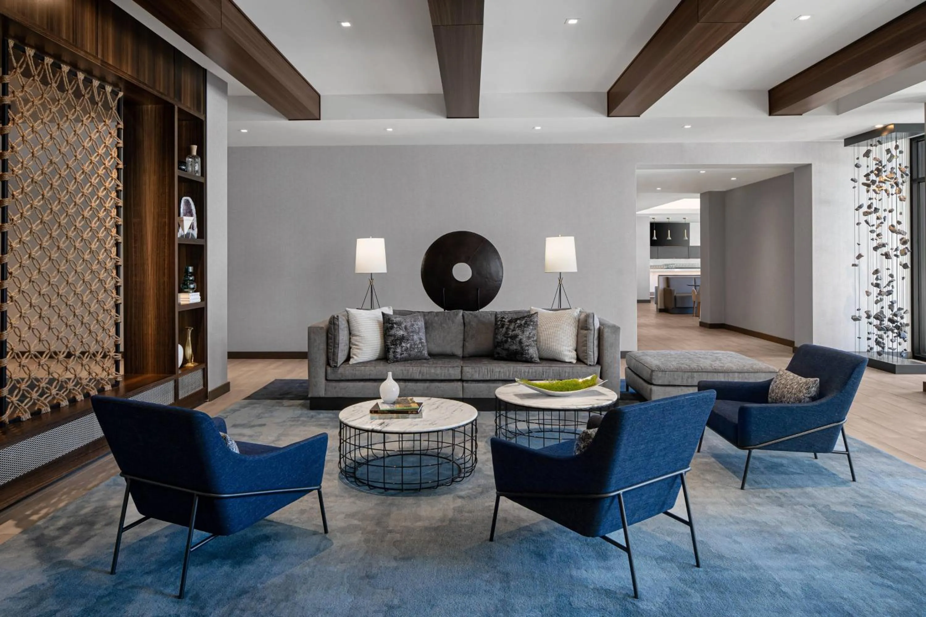 Lobby or reception in AC Hotel by Marriott Santa Rosa Sonoma Wine Country