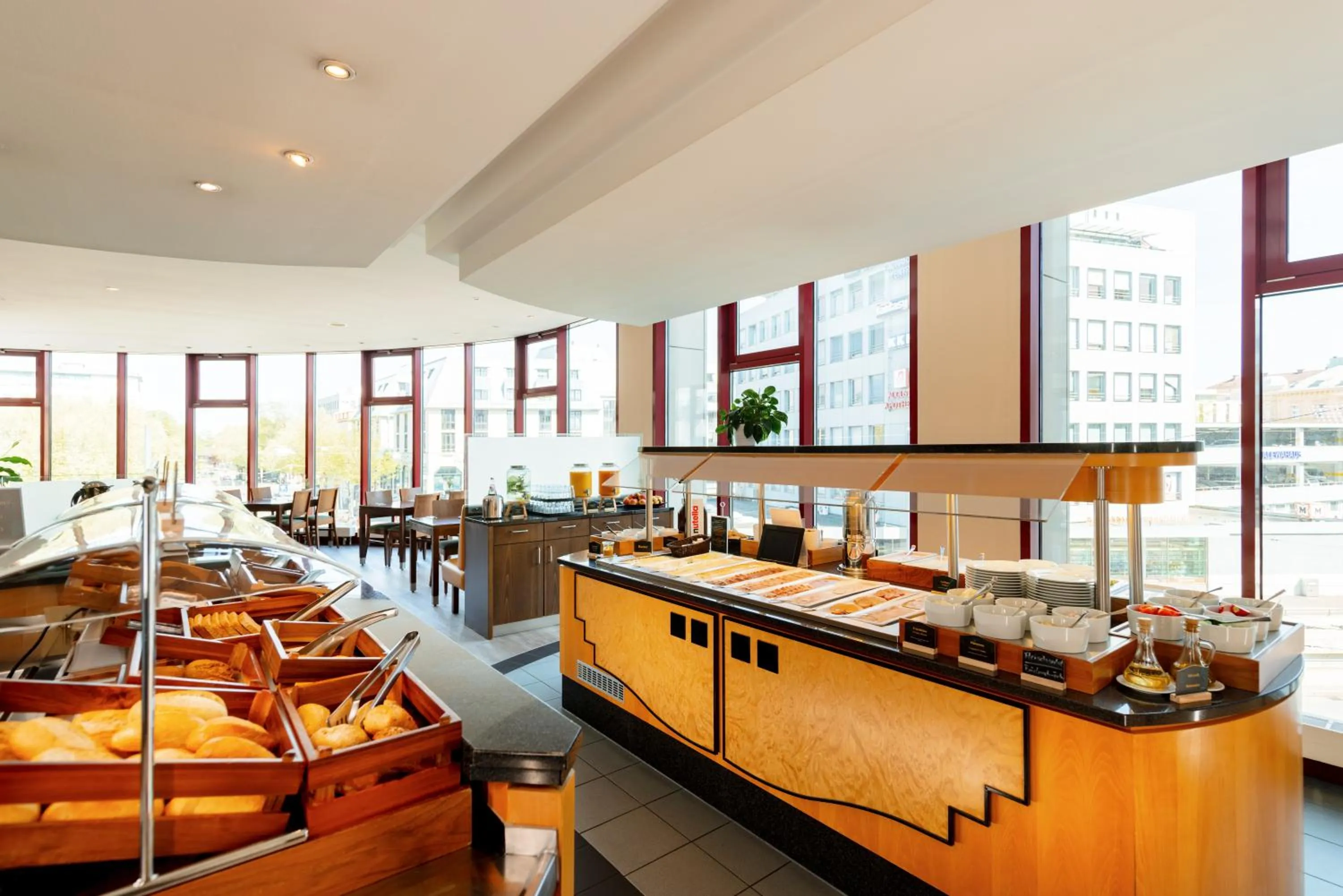 Buffet breakfast in Rugs Hotel Augsburg City