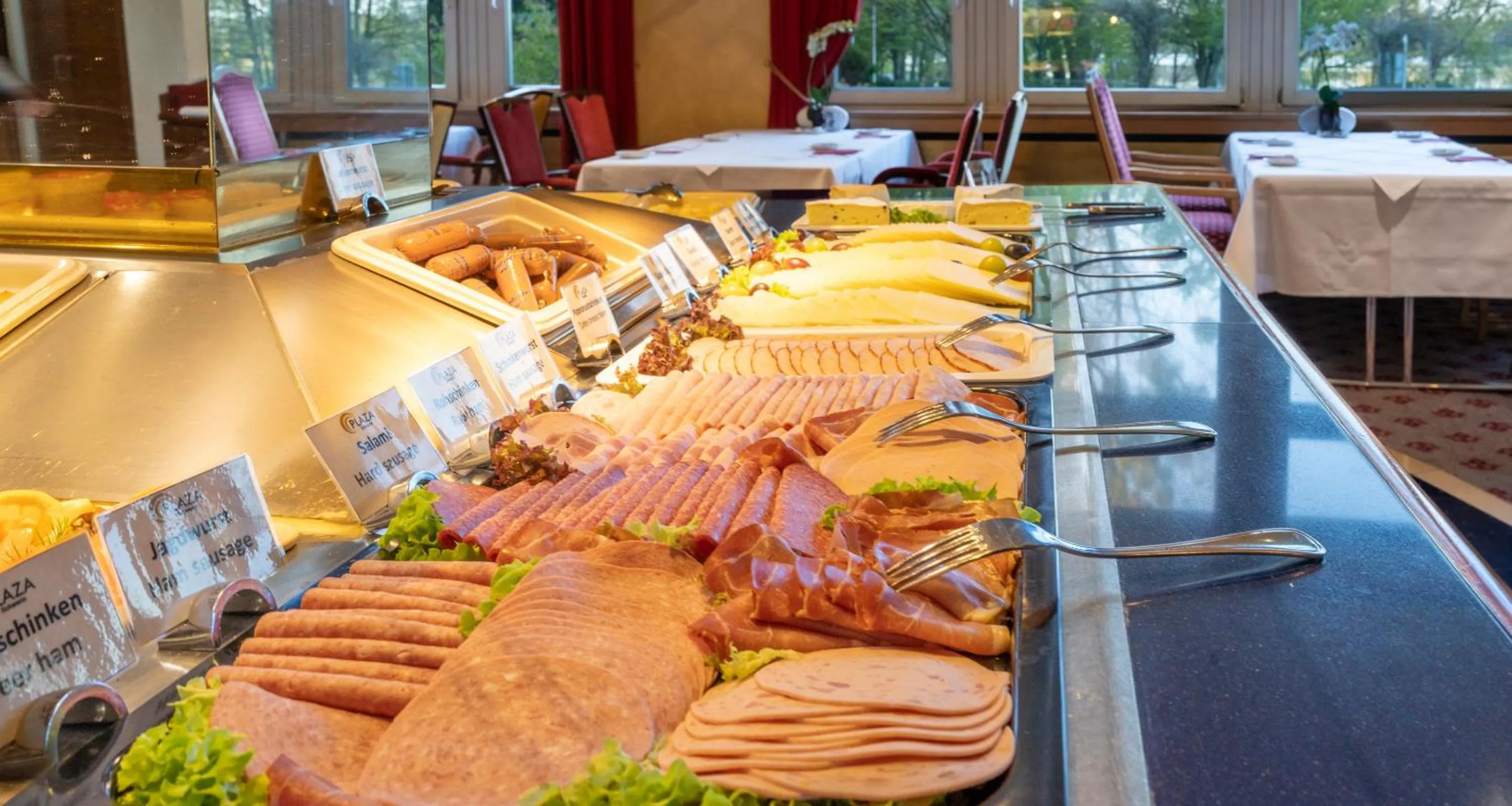 Buffet breakfast in PLAZA Premium Schwerin Sure Hotel Collection by Best Western