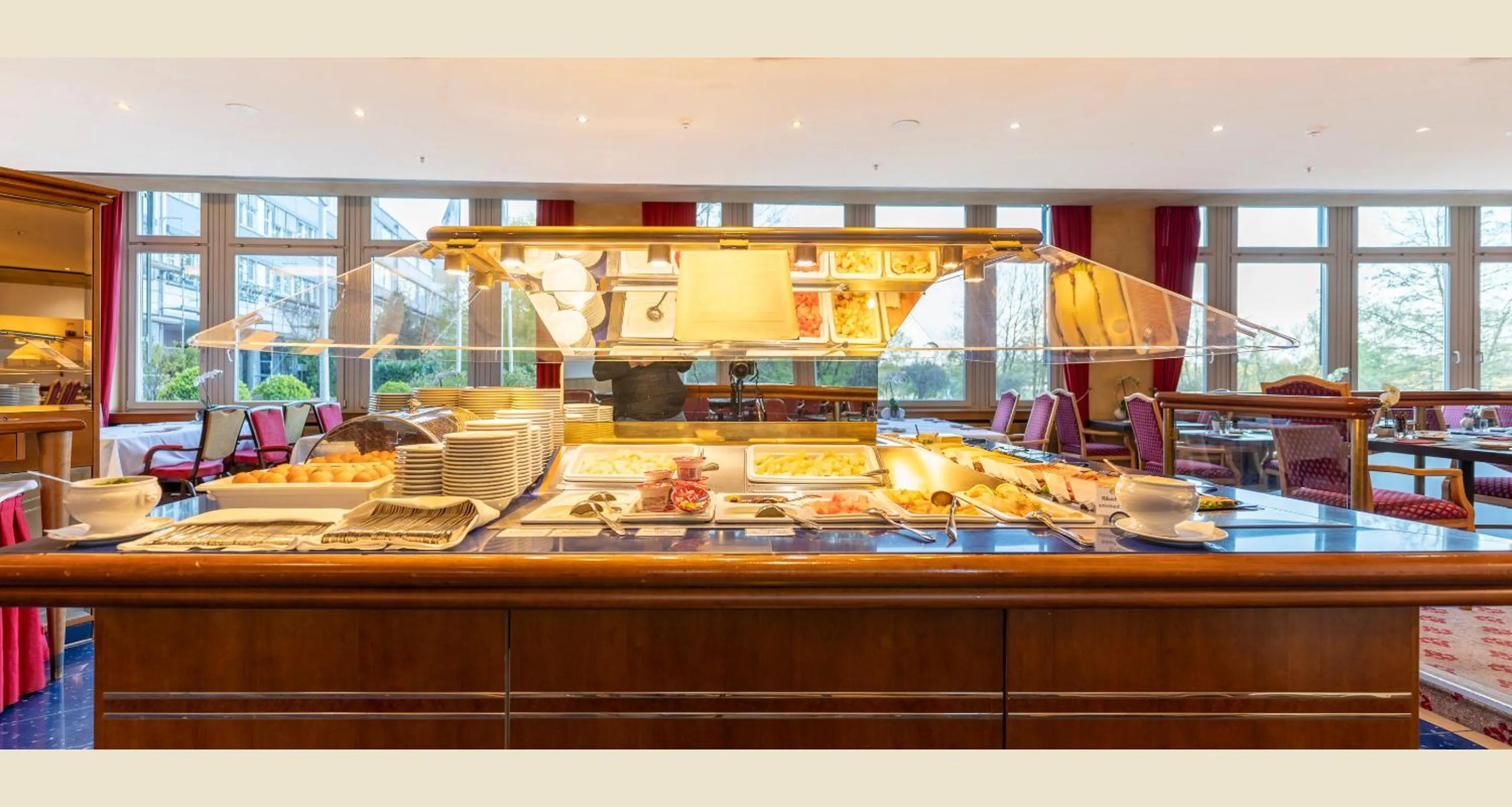 Buffet breakfast in PLAZA Premium Schwerin Sure Hotel Collection by Best Western