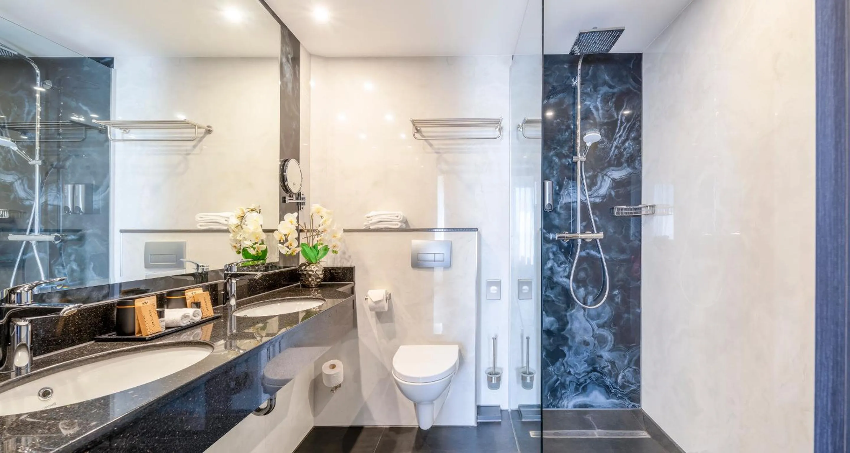 Shower in PLAZA Premium Schwerin Sure Hotel Collection by Best Western