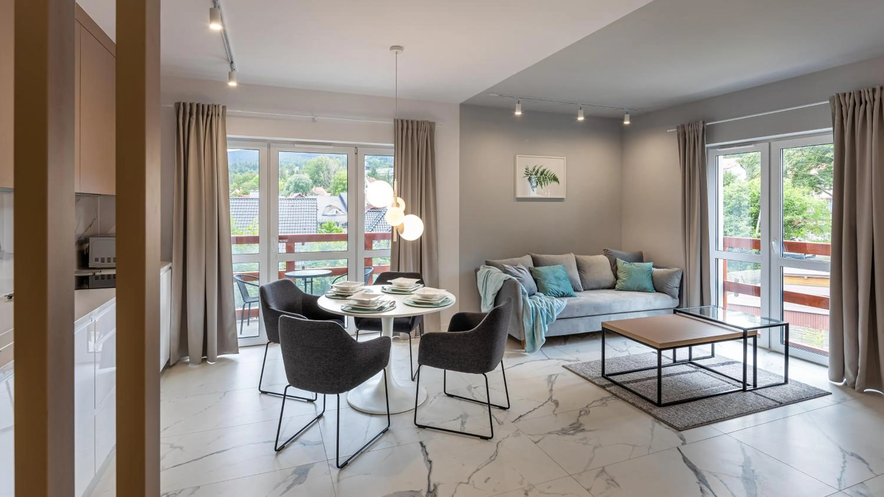 Living room in Holiday Mountain Residence, Sun & Snow